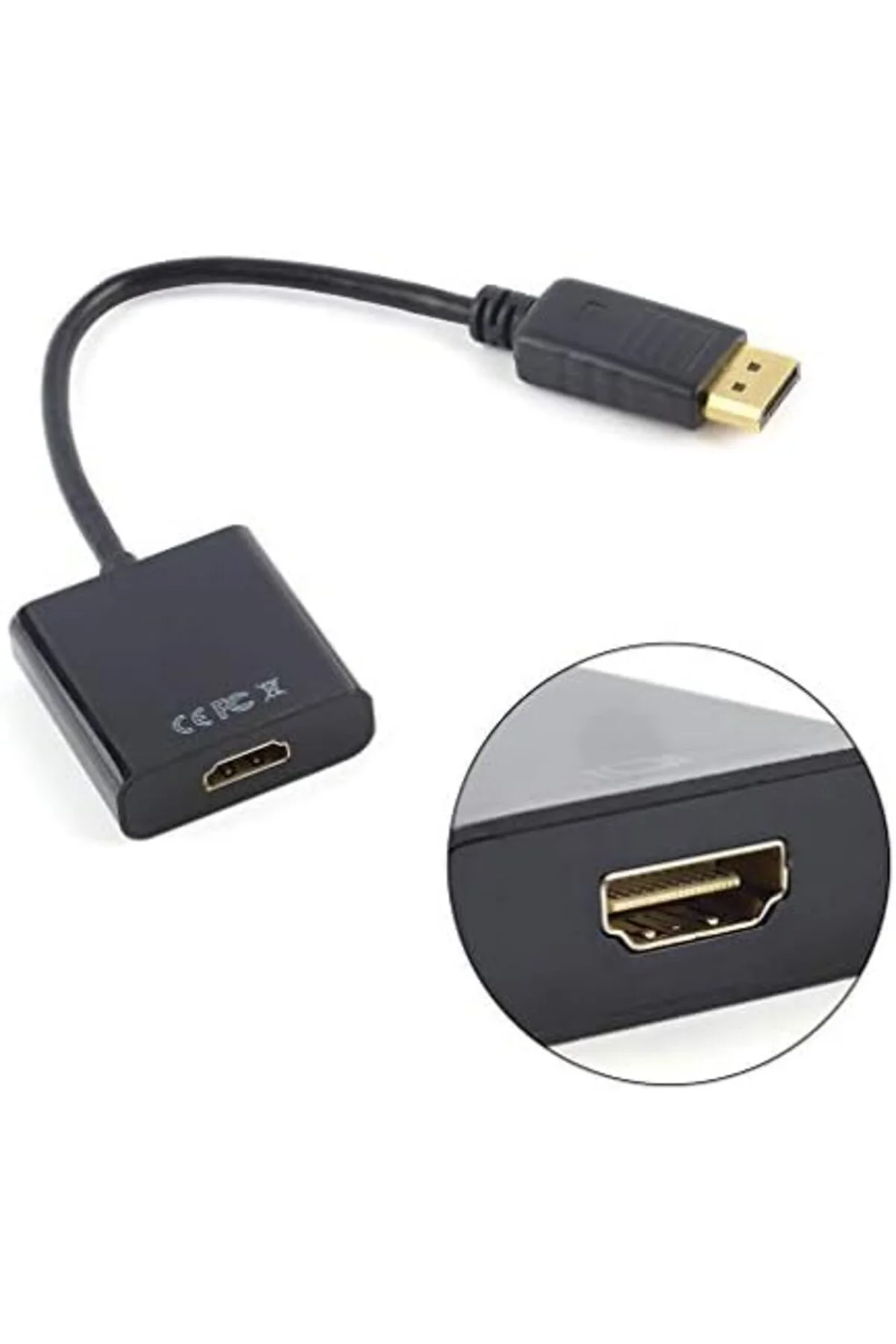 TTKTEKNOLOJİ Al-4556 Displayport to HDMI Dönüştürücü Adaptor TTKT