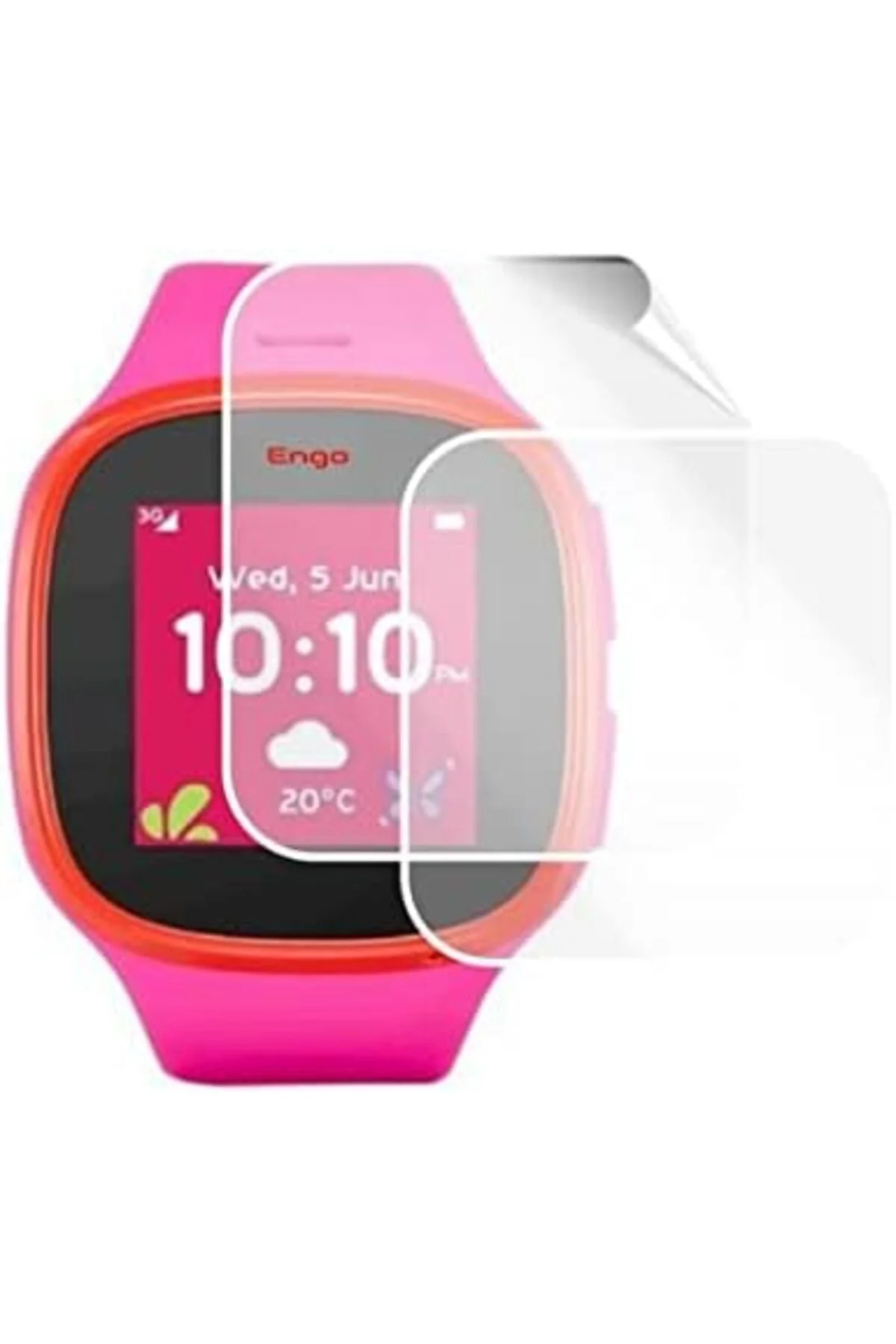 TTKTEKNOLOJİ Alcatel MT30G ile Uyumlu Saat Ekran Koruyucu Şeffaf 