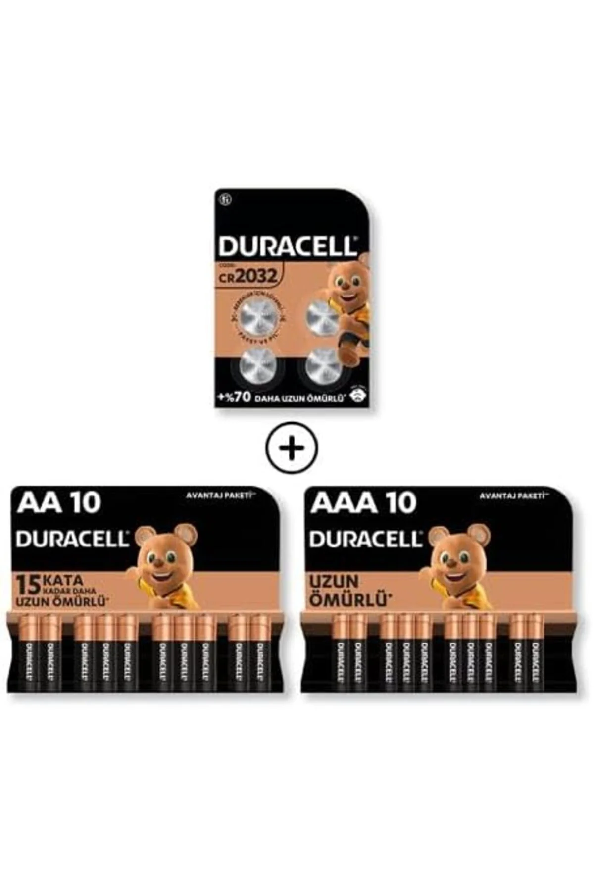 TTKTEKNOLOJİ Alkalin AAA10’lu + AA 10'lu + 2032 4'lü - Karma Avan