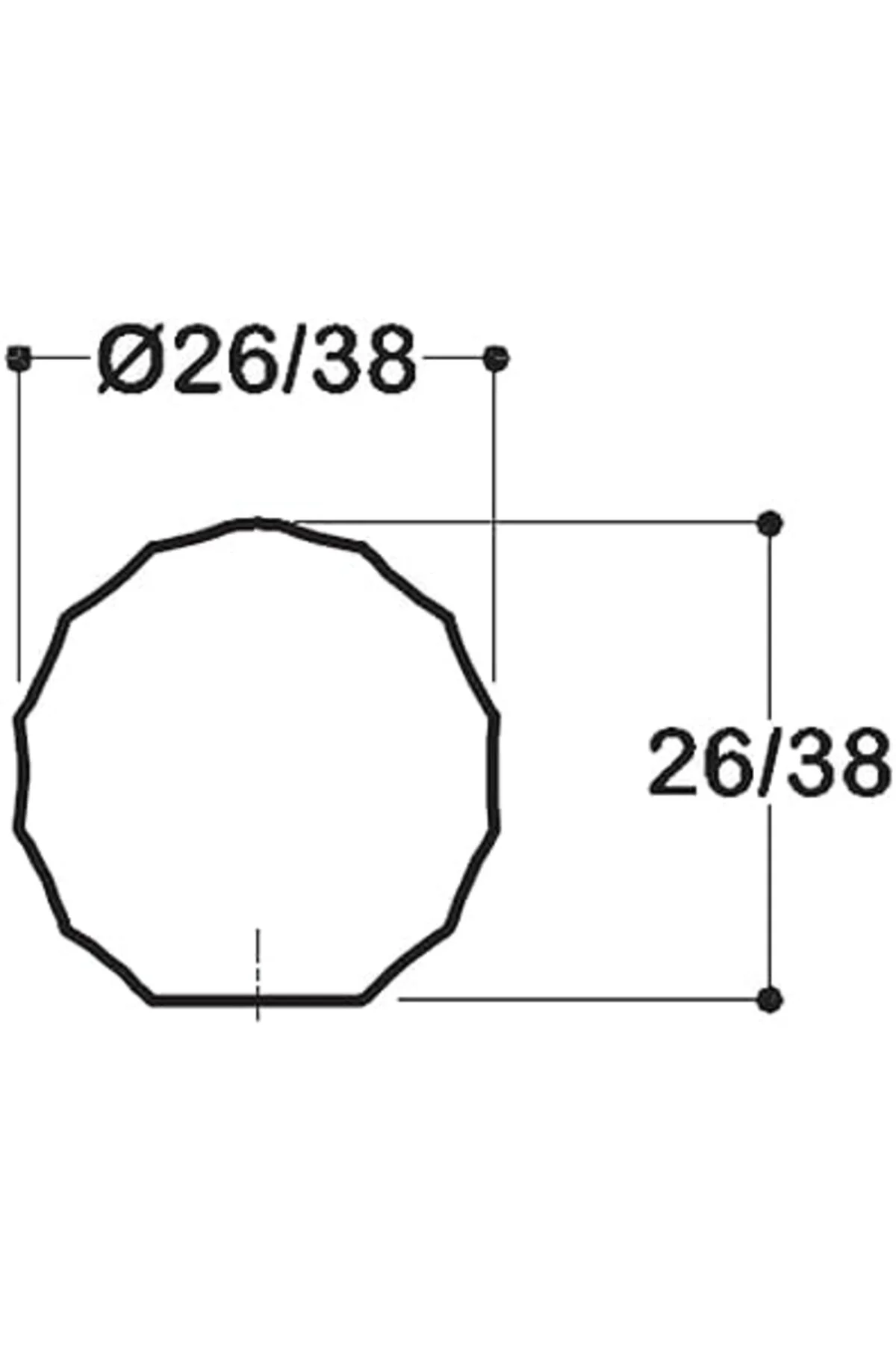 TTKTEKNOLOJİ altın rengi 38 mm tek delikli Kulp KRK 395519