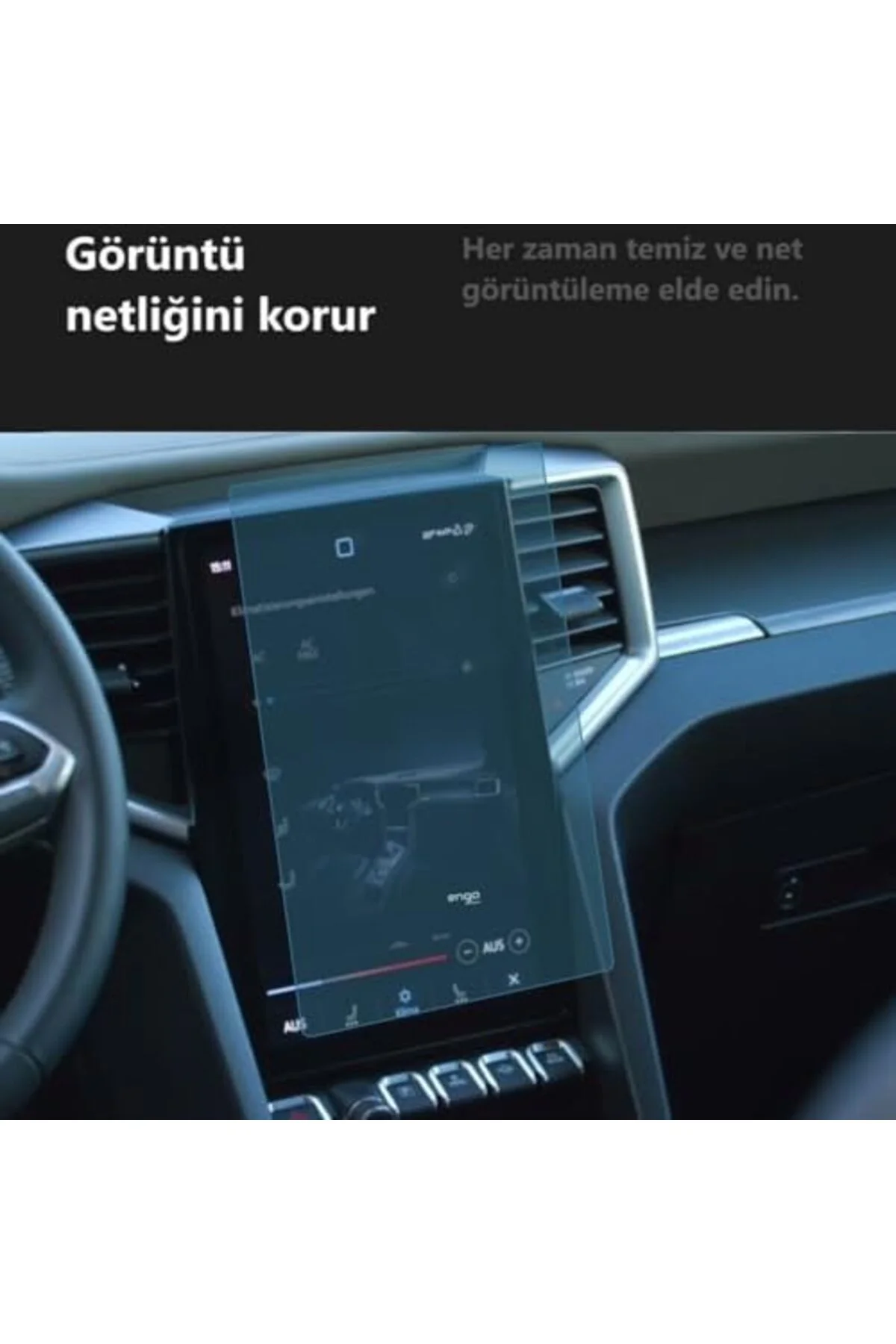 TTKTEKNOLOJİ Amarok 12 inç Multimedya Navigasyon Ekran Koruyucu T
