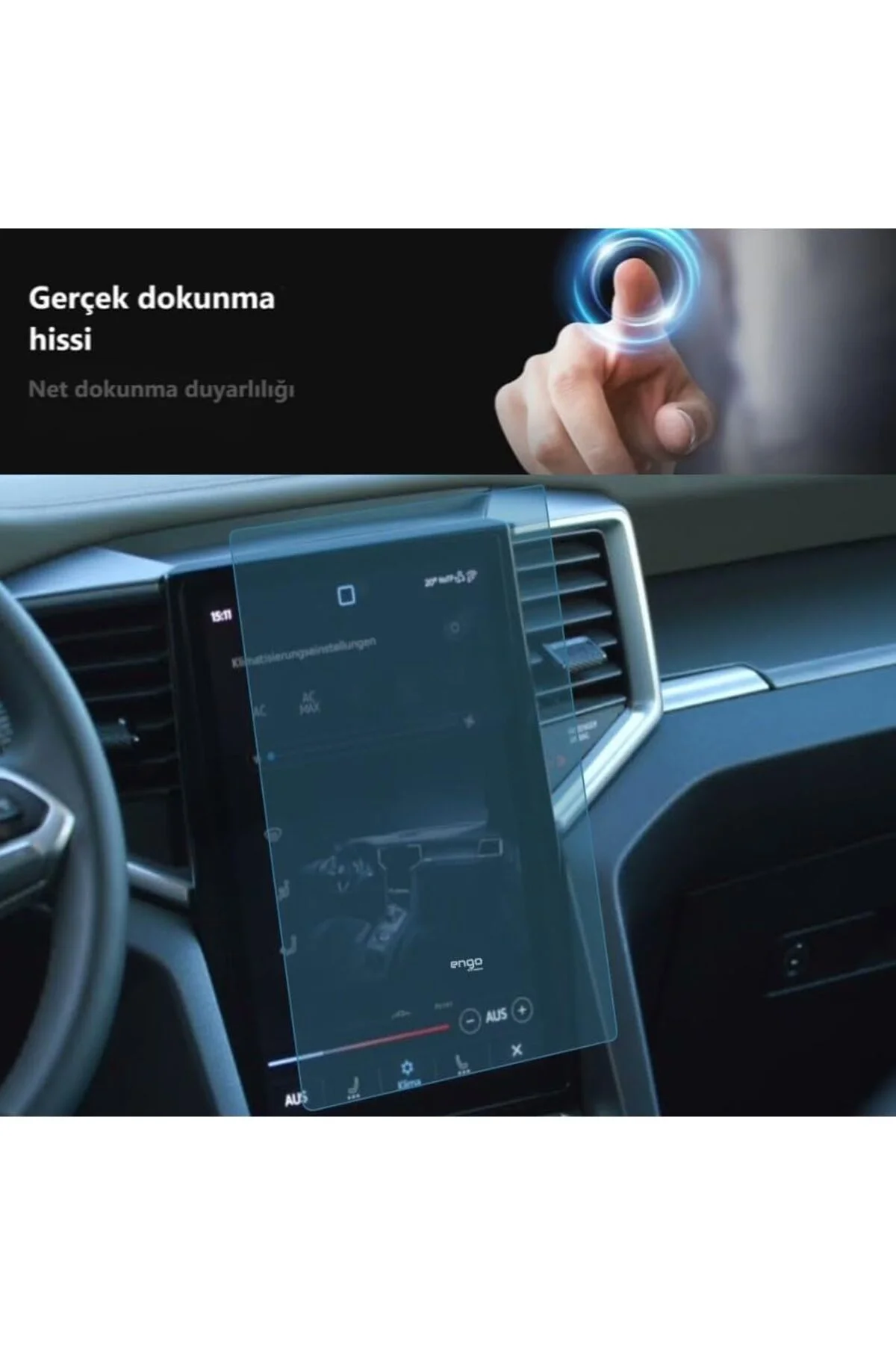 TTKTEKNOLOJİ Amarok 12 inç Multimedya Navigasyon Ekran Koruyucu T