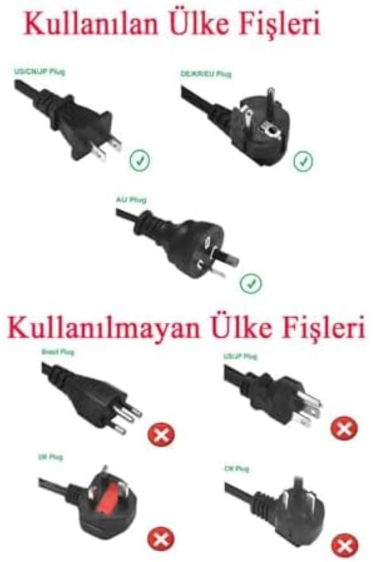 TTKTEKNOLOJİ Amerikan - Türk Çevirici Adaptör TTKTEKNOLOJİ 395519