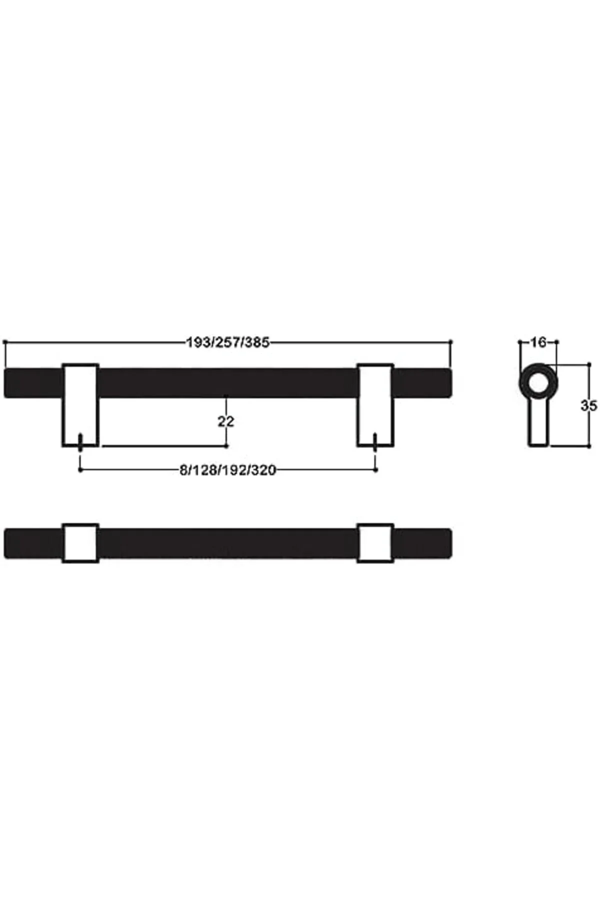 TTKTEKNOLOJİ antik rengi 96 mm Klasik Kulp KRK 395519