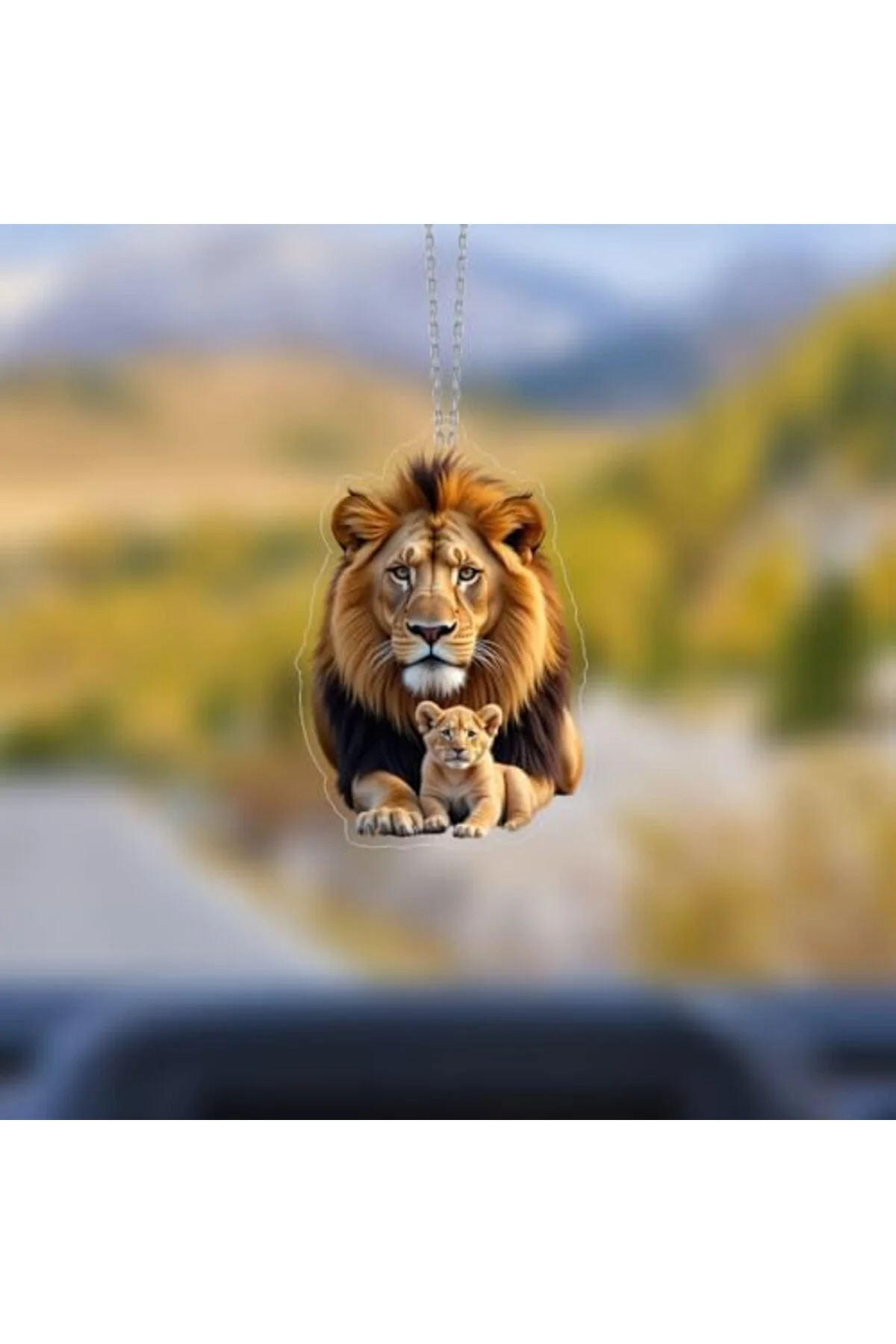 TTKTEKNOLOJİ Araba Ayna Süsü, Araba Süsü, Çanta Aksesuarı - Aslan TTKTEKNOLOJİ Araba Ayna Süsü, Araba Süsü, Çanta Aksesuarı - Aslan
