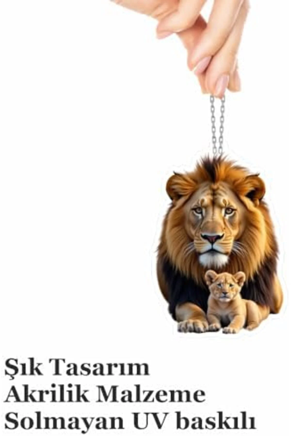 TTKTEKNOLOJİ Araba Ayna Süsü, Araba Süsü, Çanta Aksesuarı - Aslan TTKTEKNOLOJİ Araba Ayna Süsü, Araba Süsü, Çanta Aksesuarı - Aslan
