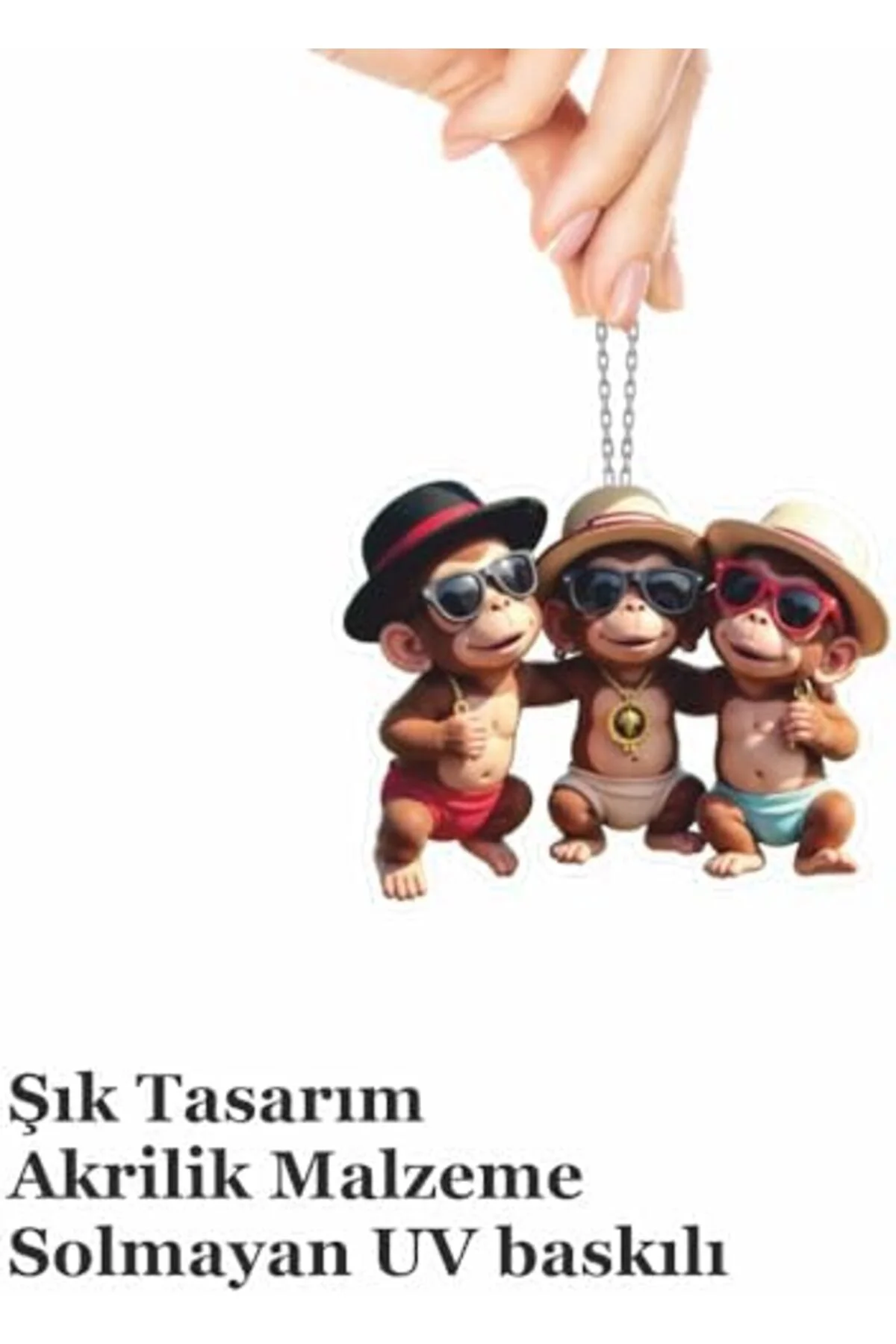 TTKTEKNOLOJİ Araba Ayna Süsü, Araba Süsü, Çanta Aksesuarı - Üç Ka TTKTEKNOLOJİ Araba Ayna Süsü, Araba Süsü, Çanta Aksesuarı - Üç Ka