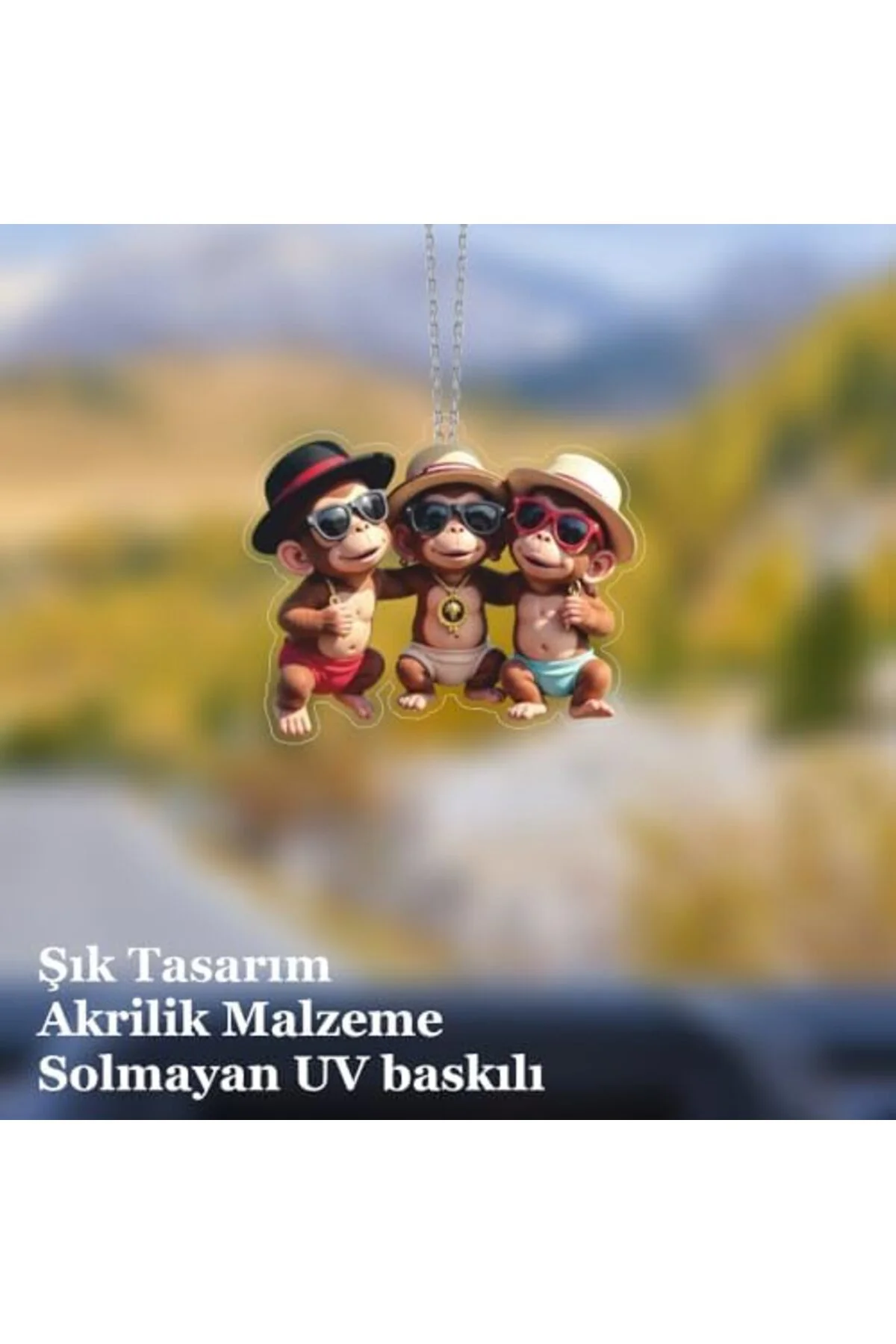 TTKTEKNOLOJİ Araba Ayna Süsü, Araba Süsü, Çanta Aksesuarı - Üç Ka TTKTEKNOLOJİ Araba Ayna Süsü, Araba Süsü, Çanta Aksesuarı - Üç Ka