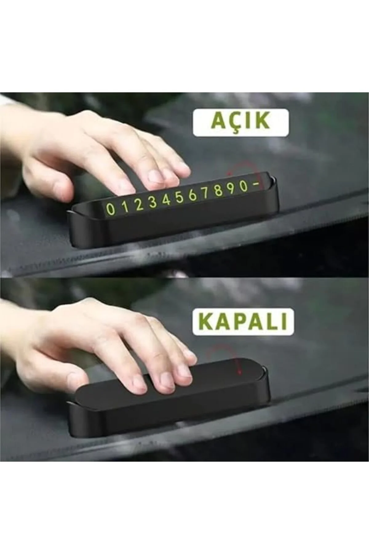 TTKTEKNOLOJİ Araç Fosforlu Numaratör, Açık ve Kapalı Kullanım, Ko