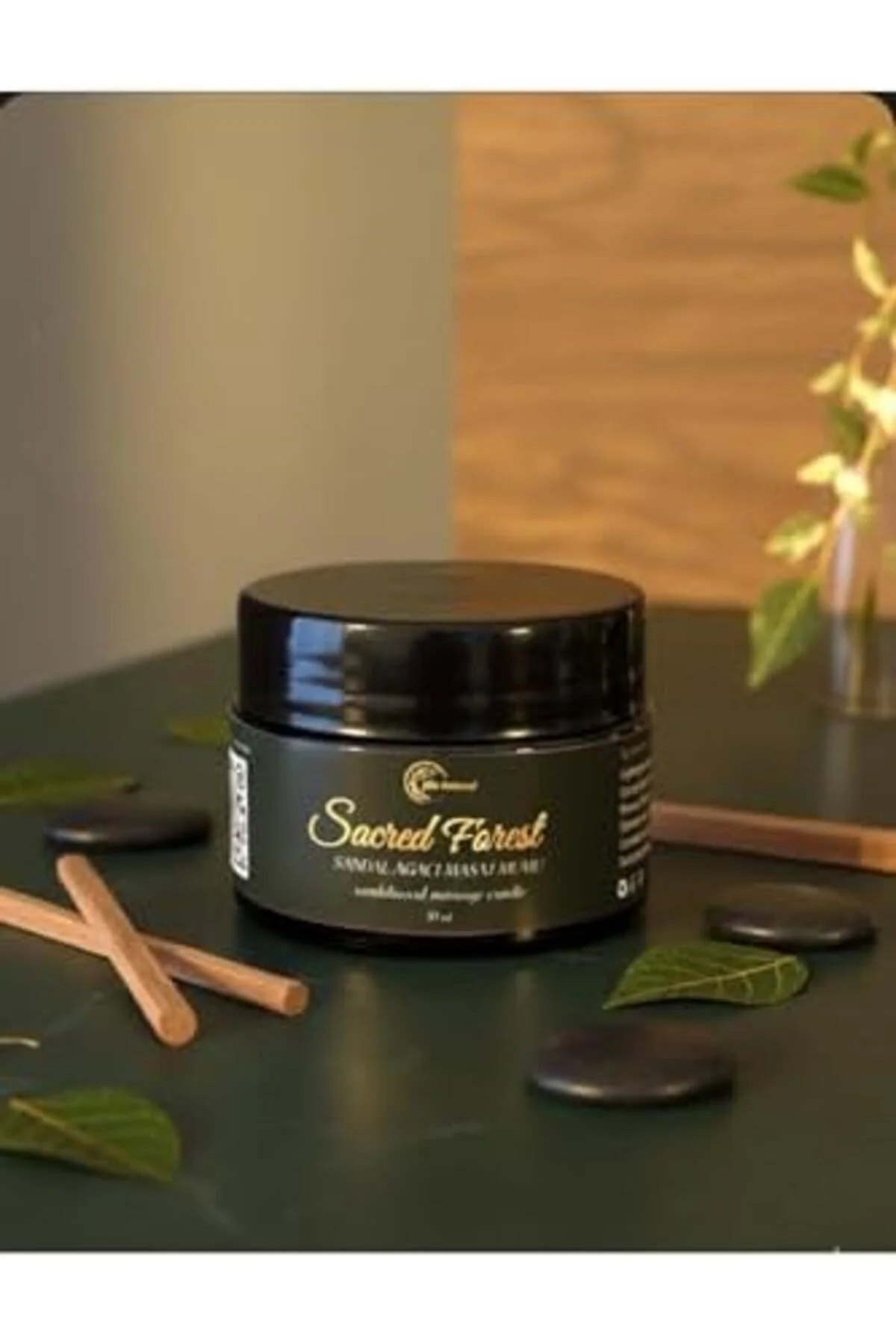 TTKTEKNOLOJİ Aromaterapi Sandal Ağacı Kokulu Masaj Mumu 100 ml Do