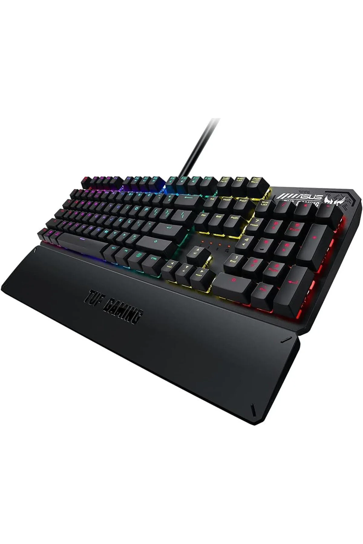 TTKTEKNOLOJİ Asus TUF Gaming K3 RGB Red Switch Mekanik Kablolu Ga