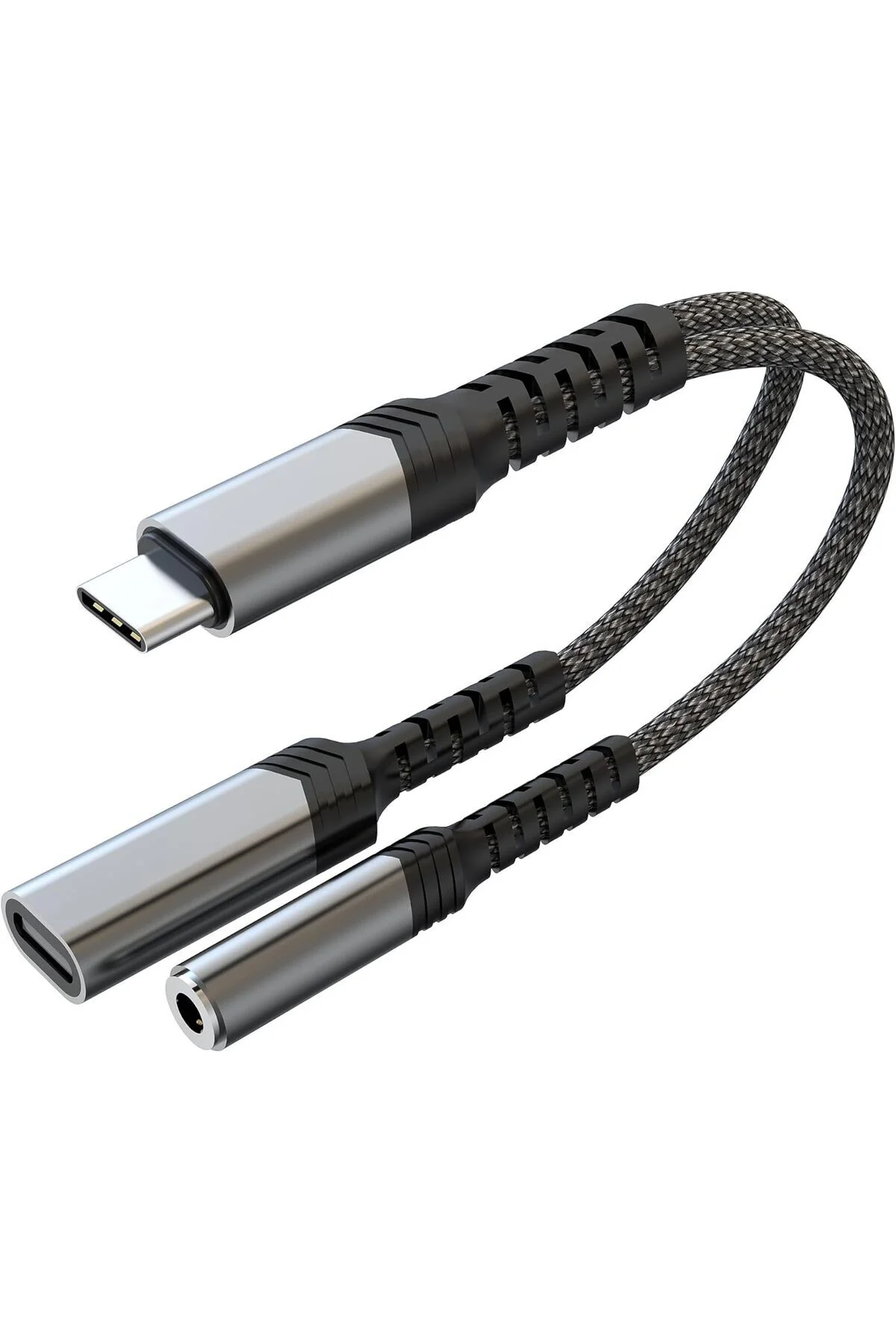 TTKTEKNOLOJİ AWINLI USB C - 3,5 mm Kulaklık ve Şarj Aleti Adaptör
