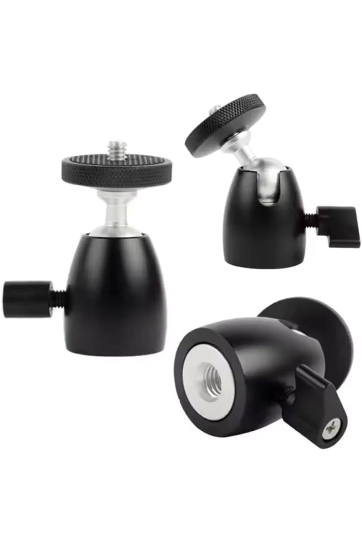 TTKTEKNOLOJİ ayex AX-BH01 Mini Top Başlı Kafası | Stabil ve Esnek