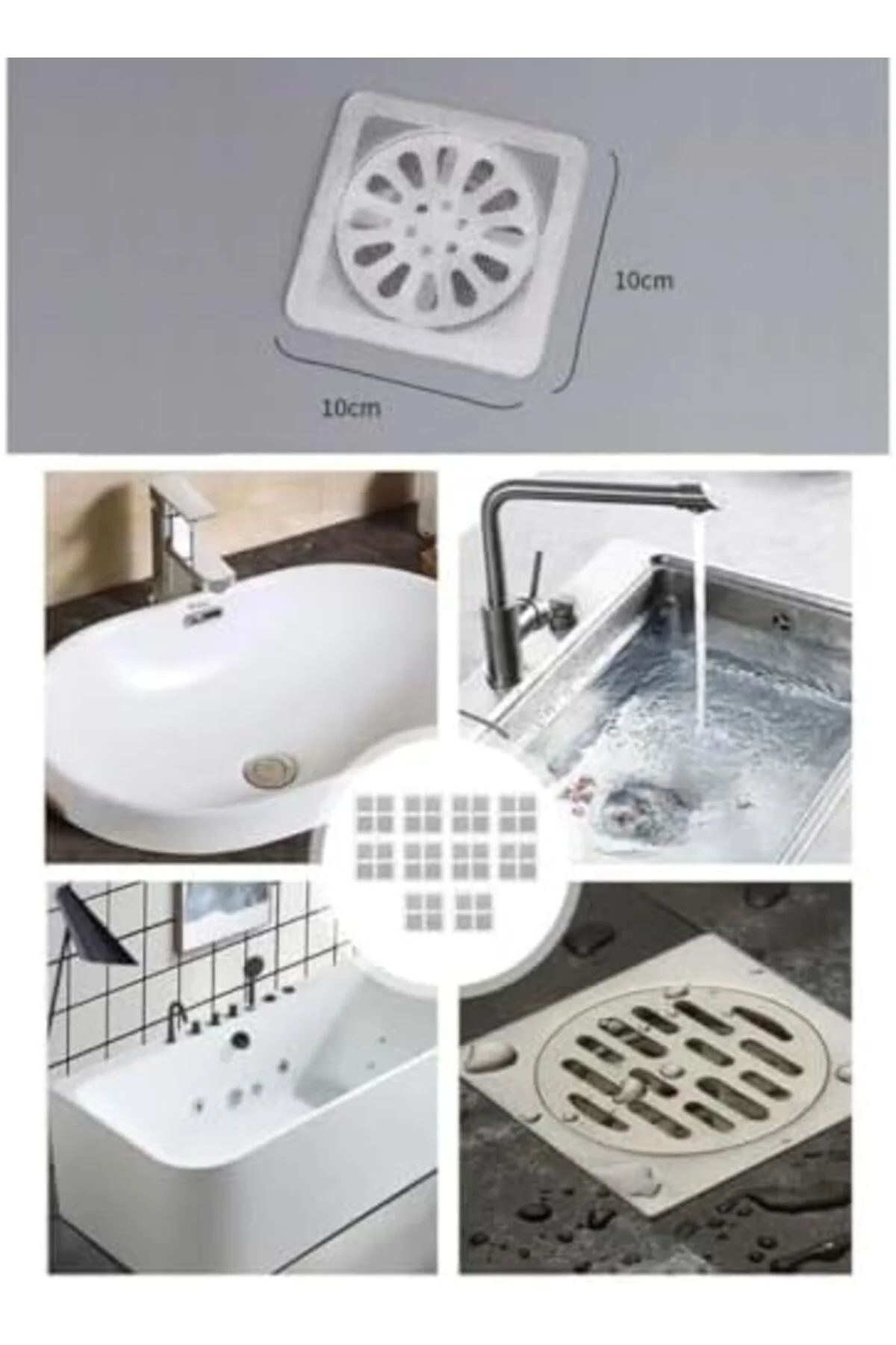 TTKTEKNOLOJİ Banyo ve Mutfak Lavabo 10'lu Koku Önleyici ve Haşere TTKTEKNOLOJİ Banyo ve Mutfak Lavabo 10'lu Koku Önleyici ve Haşere