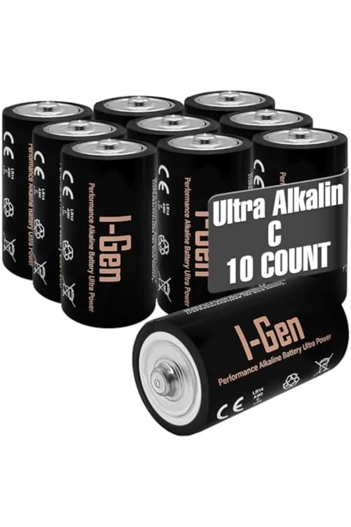 TTKTEKNOLOJİ Batteries LR14 Ultra Alkalin C Boy Pil 1.5V Orta Boy