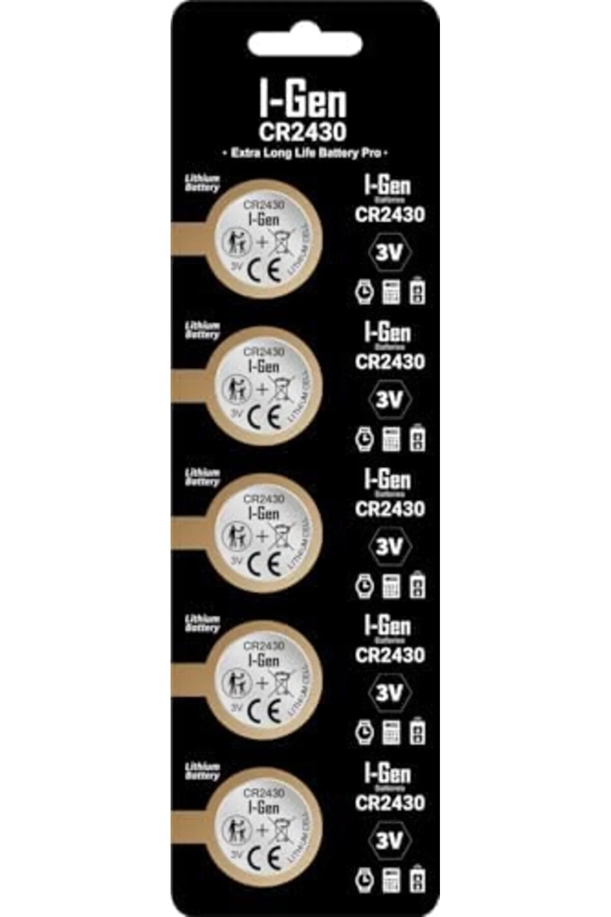 TTKTEKNOLOJİ Batteries CR2430 Lityum Düğme Pil 3V CR2430 TTKTEKNO