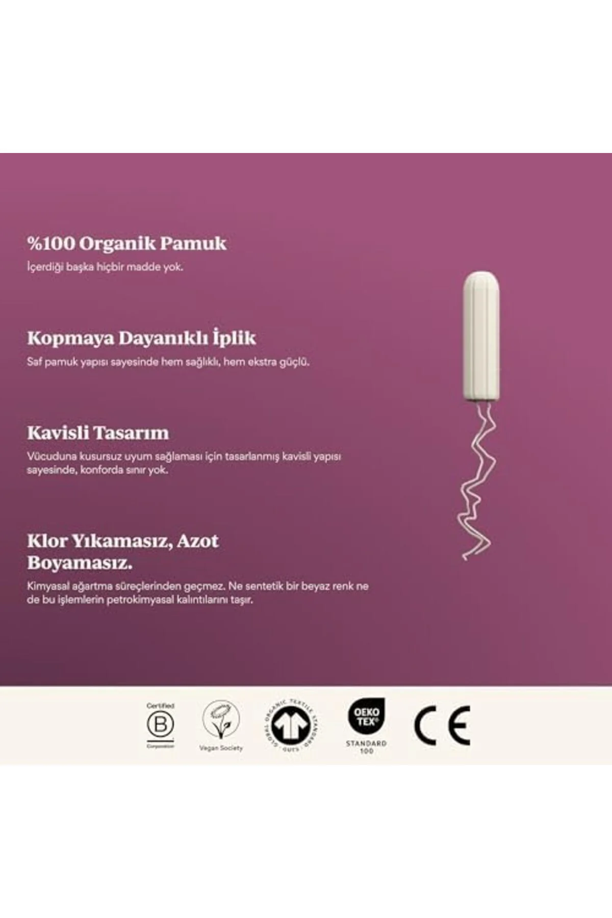 TTKTEKNOLOJİ beije 10'lu Mini Tampon KRK 395519