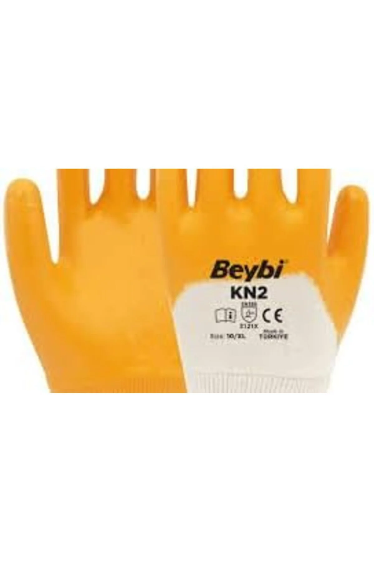 TTKTEKNOLOJİ Beybi KN2 Pamuk Nitril Eldiven (10 beden) 2 ÇİFT KRK