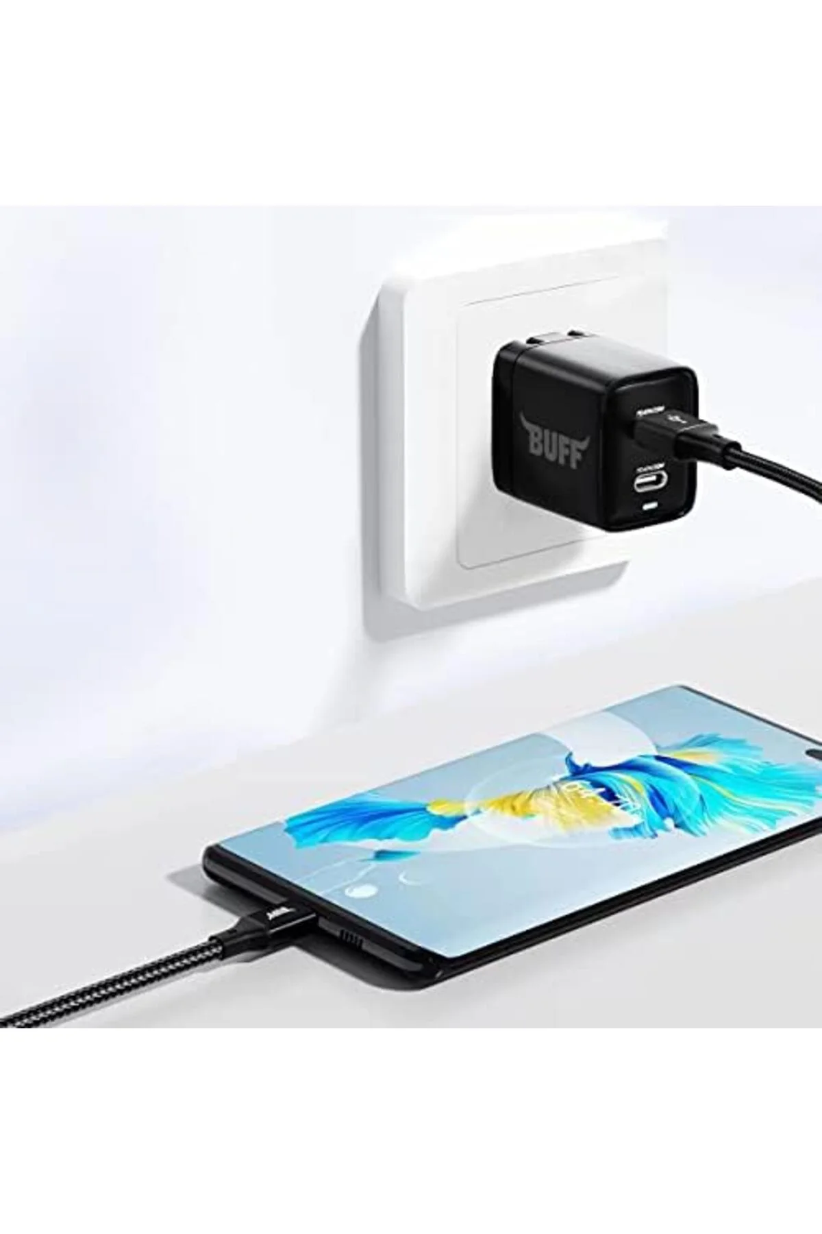TTKTEKNOLOJİ BL71 USB to Type-C 2.4A 1.2M Örgülü Data ve Şarj Kab TTKTEKNOLOJİ BL71 USB to Type-C 2.4A 1.2M Örgülü Data ve Şarj Kab