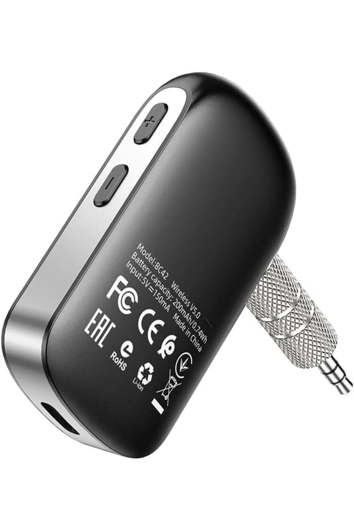 TTKTEKNOLOJİ Bluetooth 5.0 3.5mm Aux Araç Ses Aktarım Kiti Adaptö