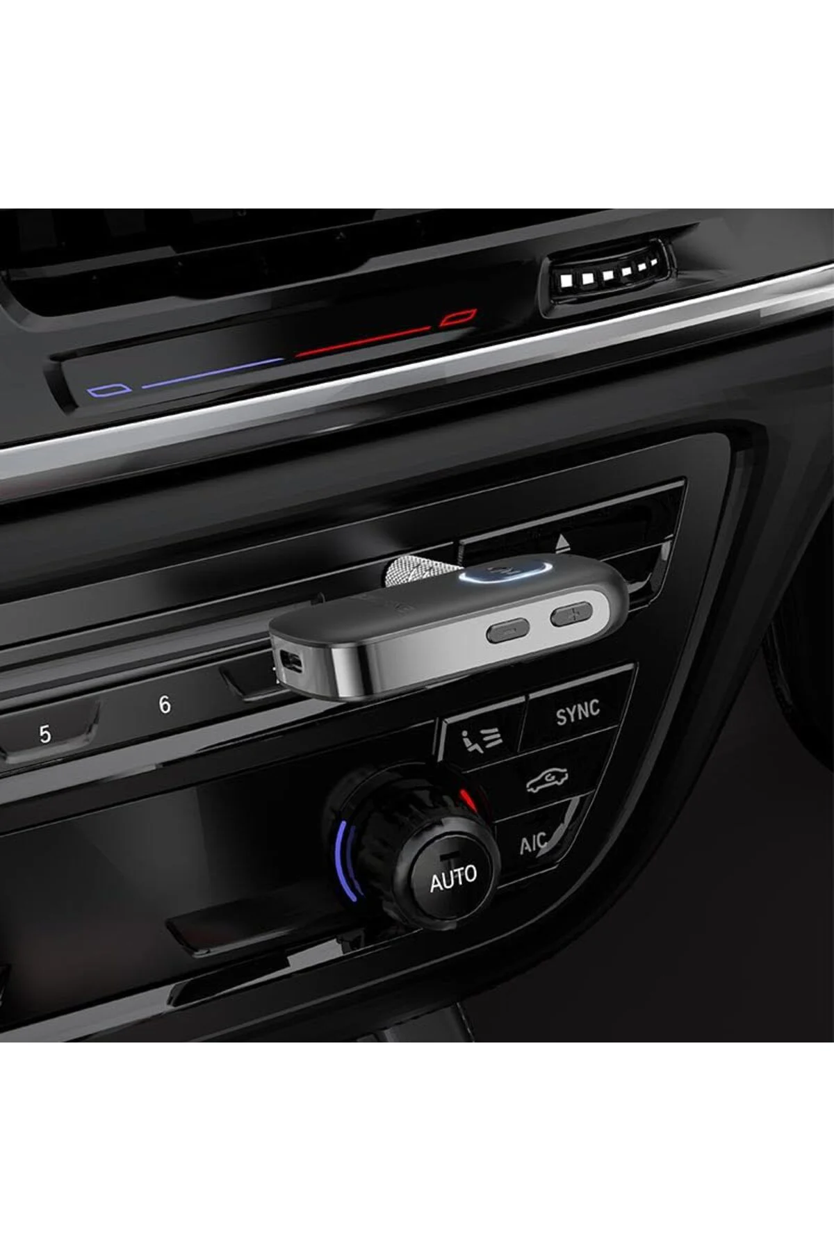 TTKTEKNOLOJİ Bluetooth 5.0 3.5mm Aux Araç Ses Aktarım Kiti Adaptö