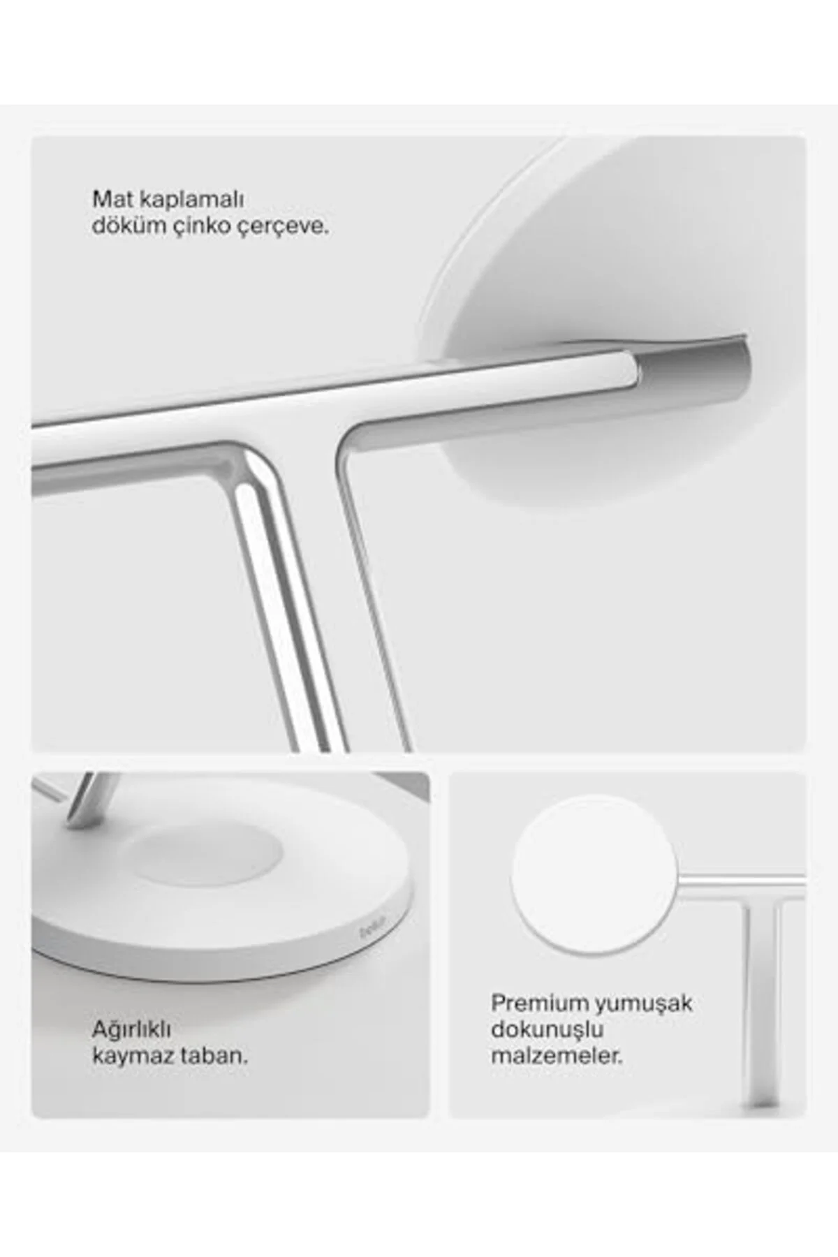 TTKTEKNOLOJİ BoostCharge 3'ü 1 Arada Qi2 şarj cihazı, MagSafe uyu