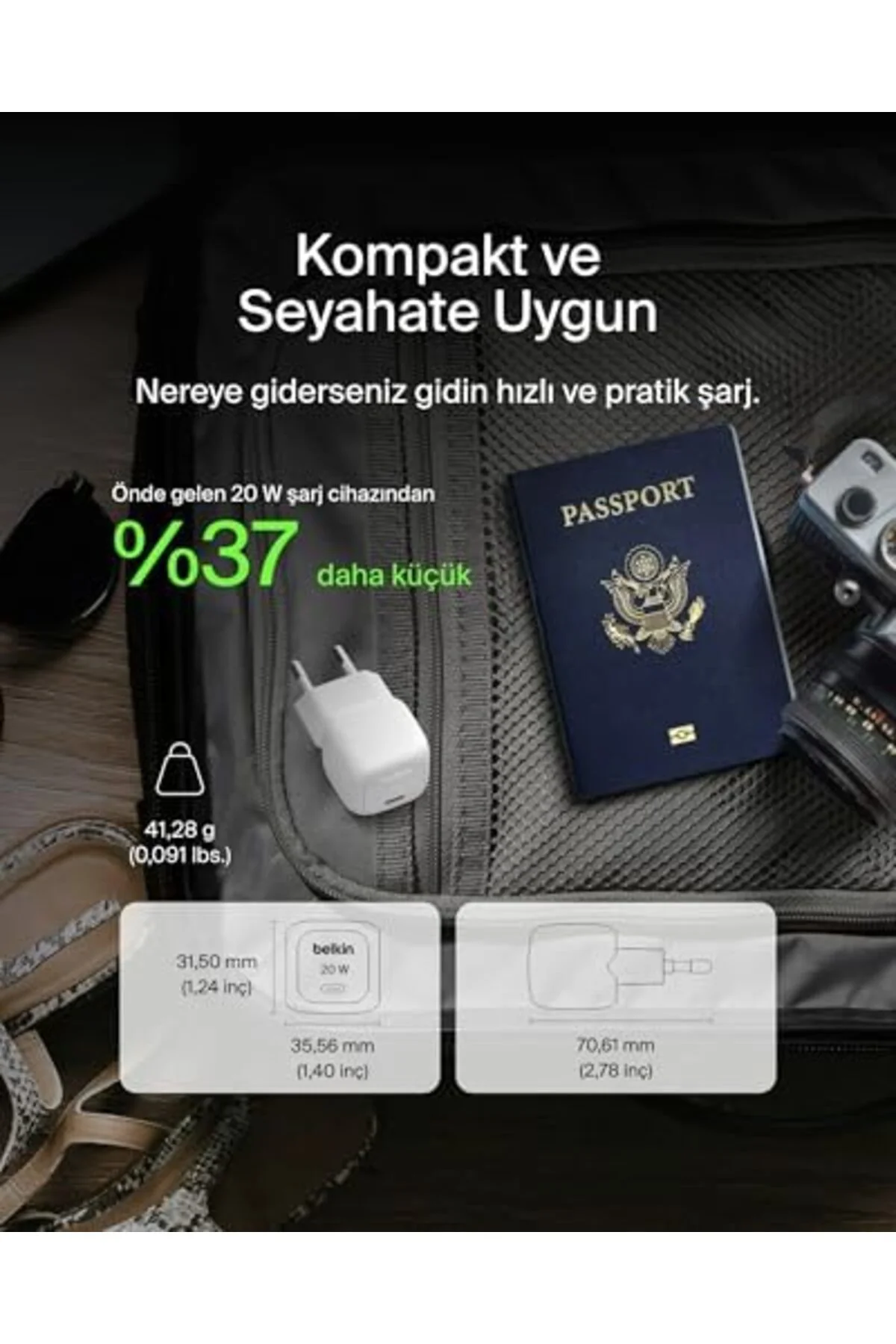 TTKTEKNOLOJİ BoostCharge küp USB C duvar şarj cihazı, 20 W USB-C TTKTEKNOLOJİ BoostCharge küp USB C duvar şarj cihazı, 20 W USB-C