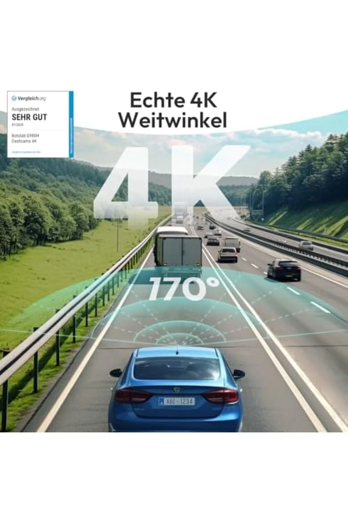 TTKTEKNOLOJİ BOTSLAB 980h 4K Ön ve Arka, 4K Araba Cam Ön ve 2K Ar