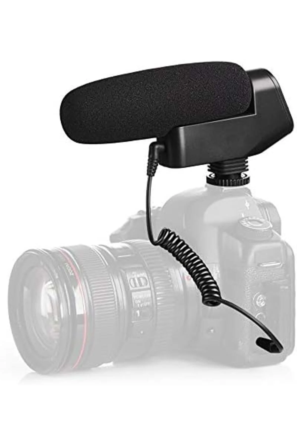 TTKTEKNOLOJİ Boya BY-VM600 Profesyonel Shotgun Mikrofon, Siyah TT