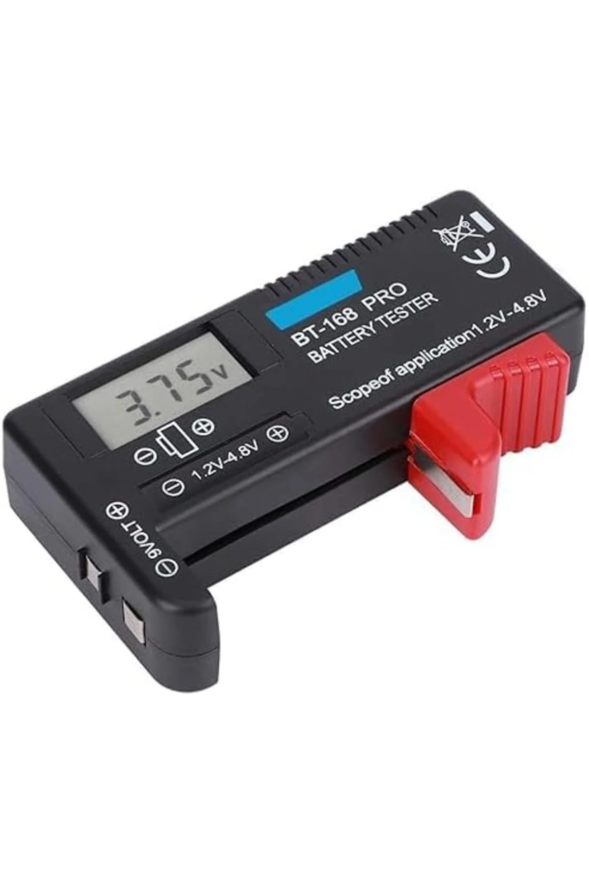 TTKTEKNOLOJİ BT-168 Ekranlı Pil Voltaj Kapasite Test Cihazı 1.2V-