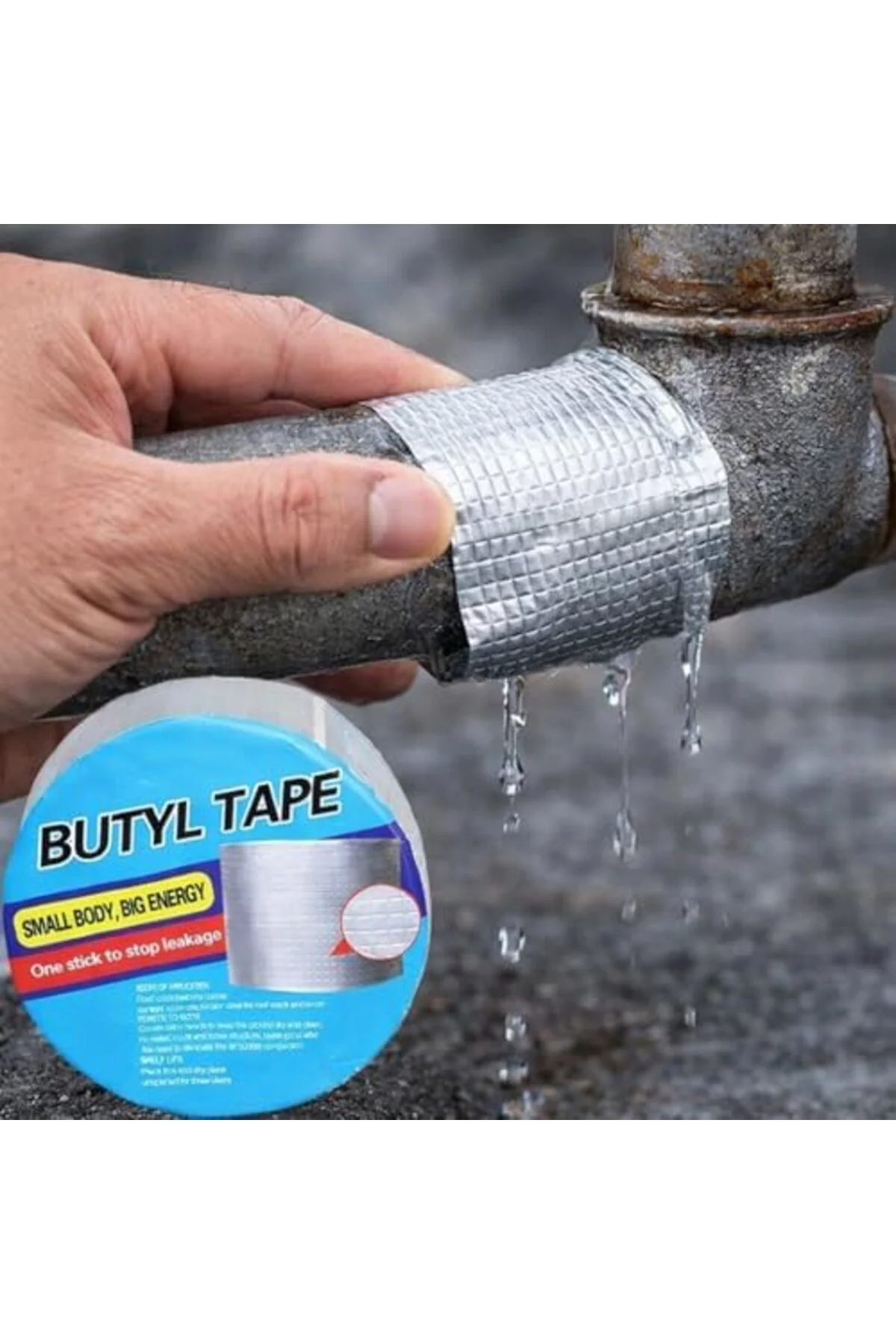 TTKTEKNOLOJİ Butyl Tape Su Geçirmez Yalıtım Bandı Güçlü Yapışkanl