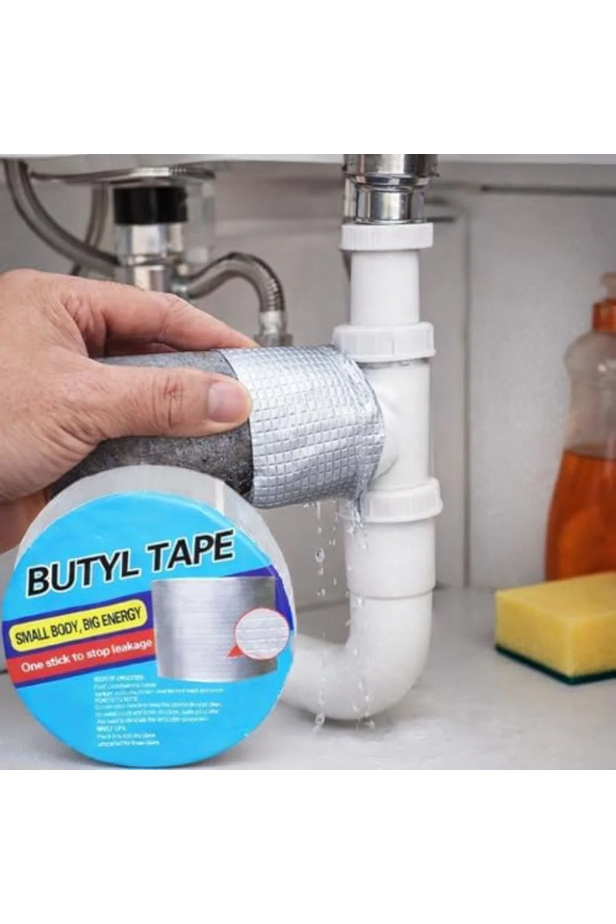 TTKTEKNOLOJİ Butyl Tape Su Geçirmez Yalıtım Bandı Güçlü Yapışkanl