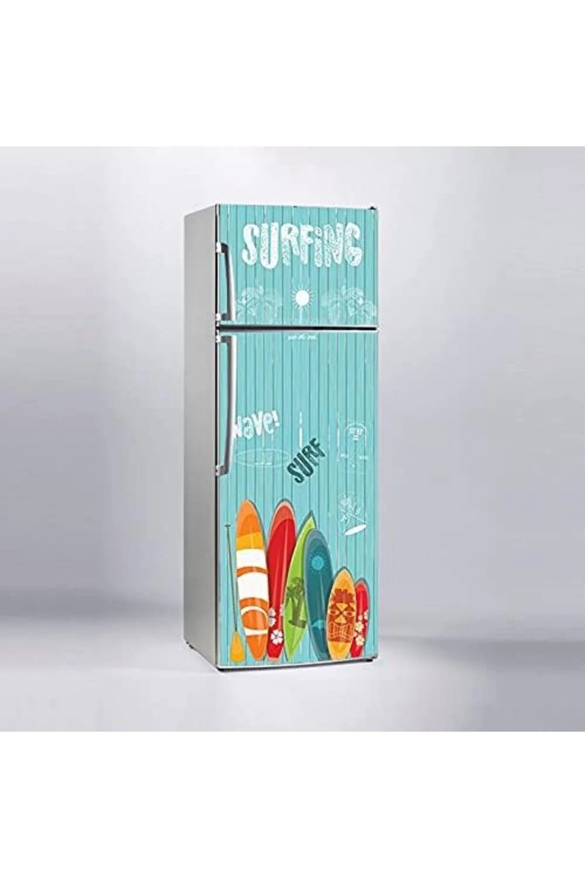 TTKTEKNOLOJİ Buzdolabı Kaplama Dolap Kaplama Etiketi Surfing KRK 