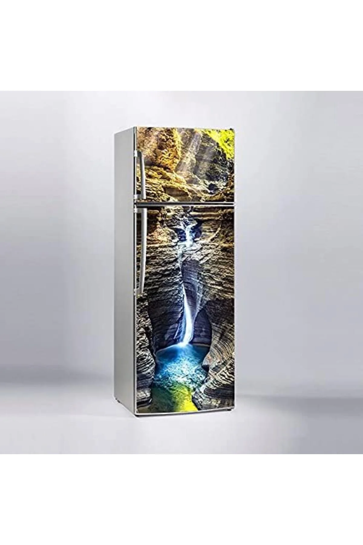 TTKTEKNOLOJİ Buzdolabı Kaplama Dolap Kaplama Etiketi Şelale 3D KR