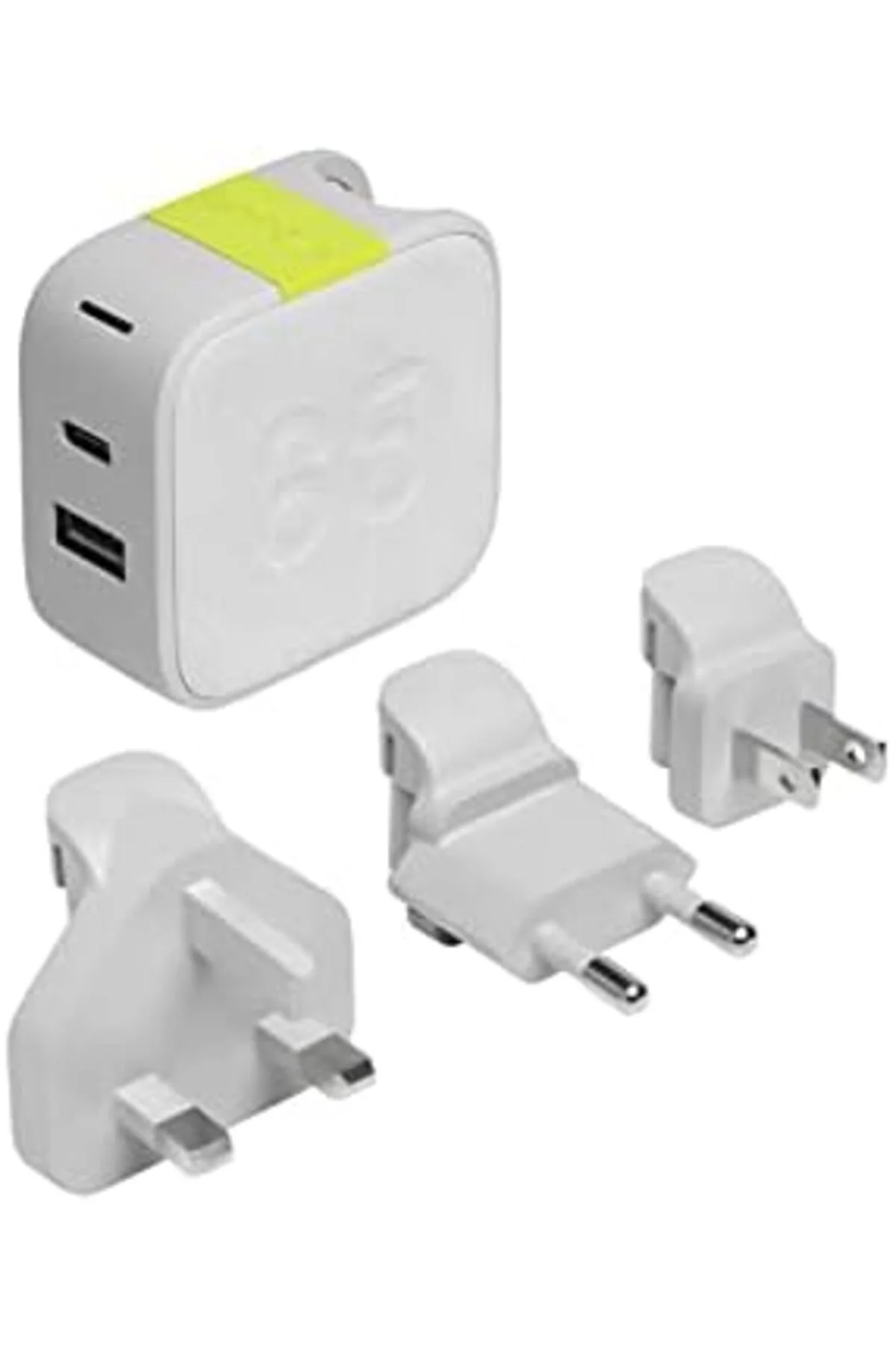 TTKTEKNOLOJİ by - InstantCharger 65W 2 USB Şarj Cihazı, Beyaz TTK