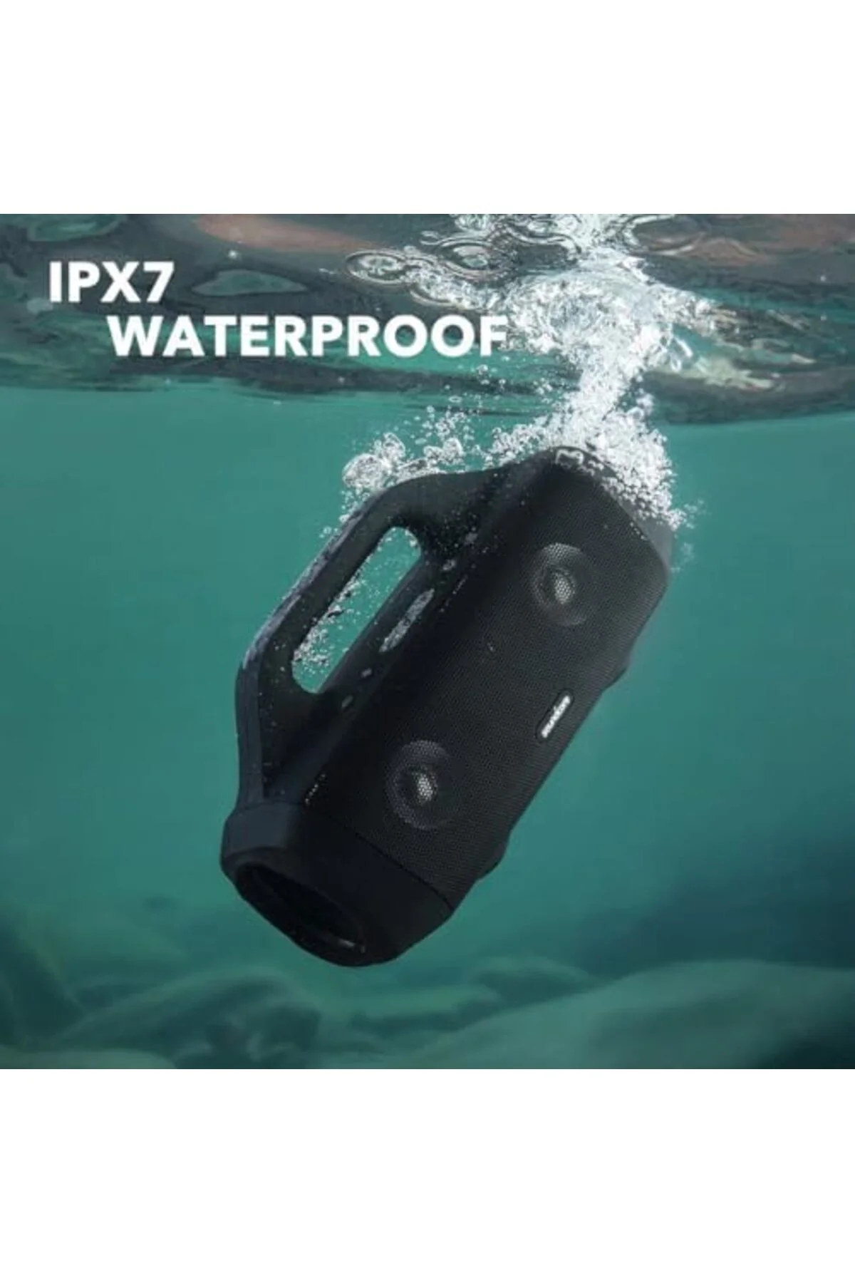 TTKTEKNOLOJİ by Motion BOOM Kablosuz Bluetooth Hoparlör, 30W Ses,