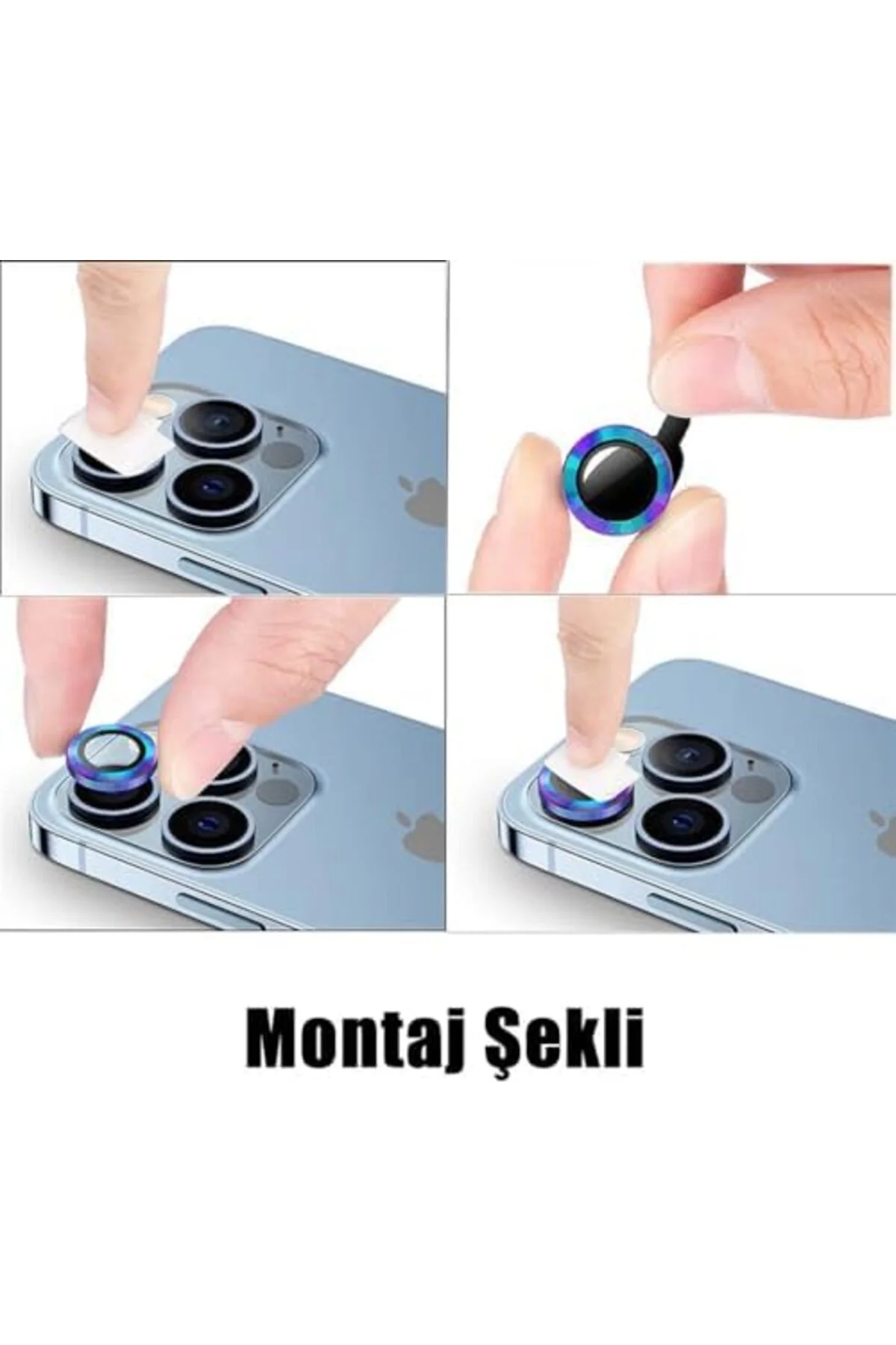 TTKTEKNOLOJİ Bzontech 15 Pro / 15 Pro Max ile Uyumlu Mercek Lens 