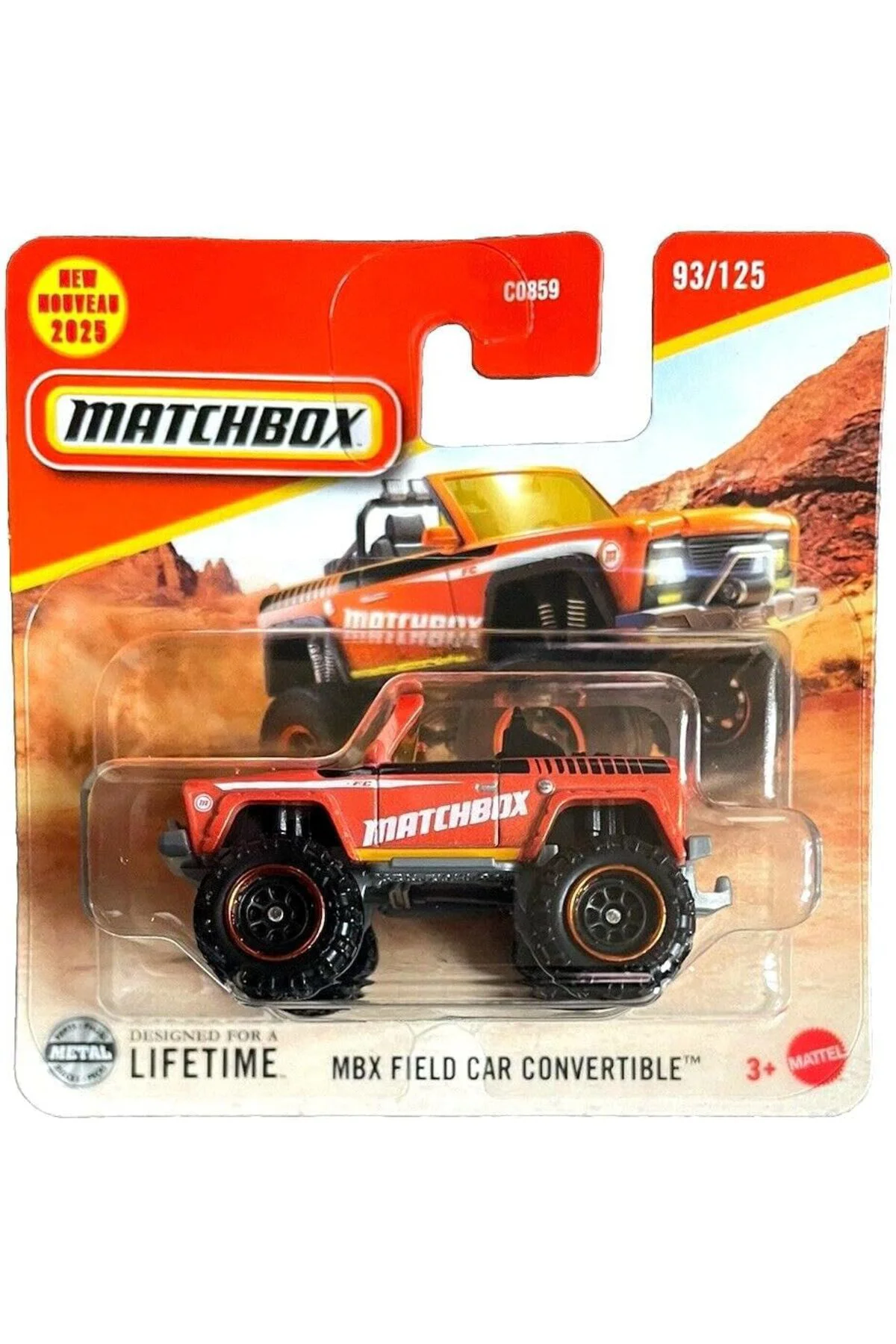 TTKTEKNOLOJİ C0859 Matchbox 1:64 Tekli Arabalar MBX FIELD CAR CON