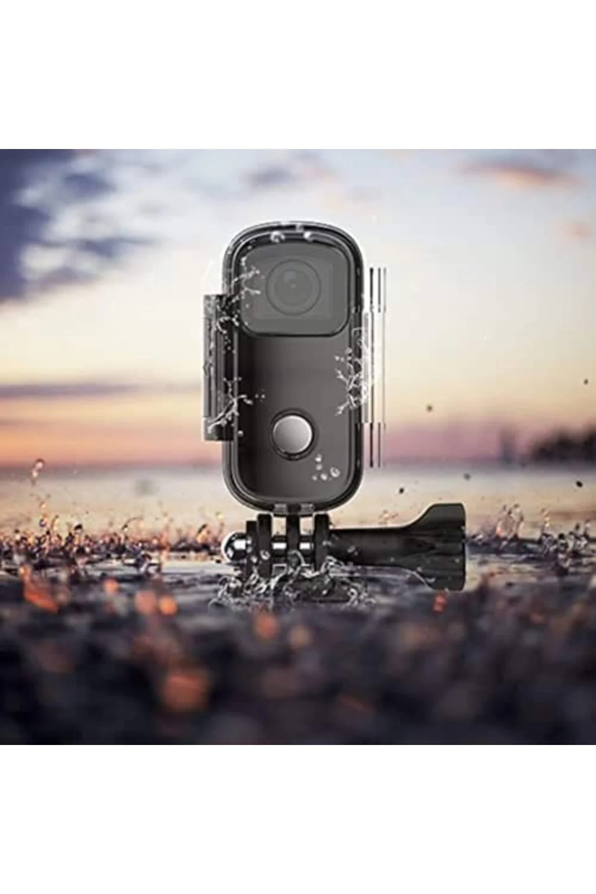 TTKTEKNOLOJİ C100+ 4K UHD Mini Aksiyon Kamerası 4K 30FPS 15MP Küç