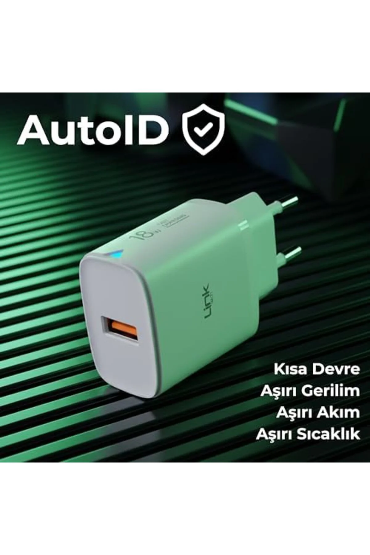 TTKTEKNOLOJİ C304 18W QC3.0 USB Şarj Adaptörü Beyaz TTKTEKNOLOJİ 