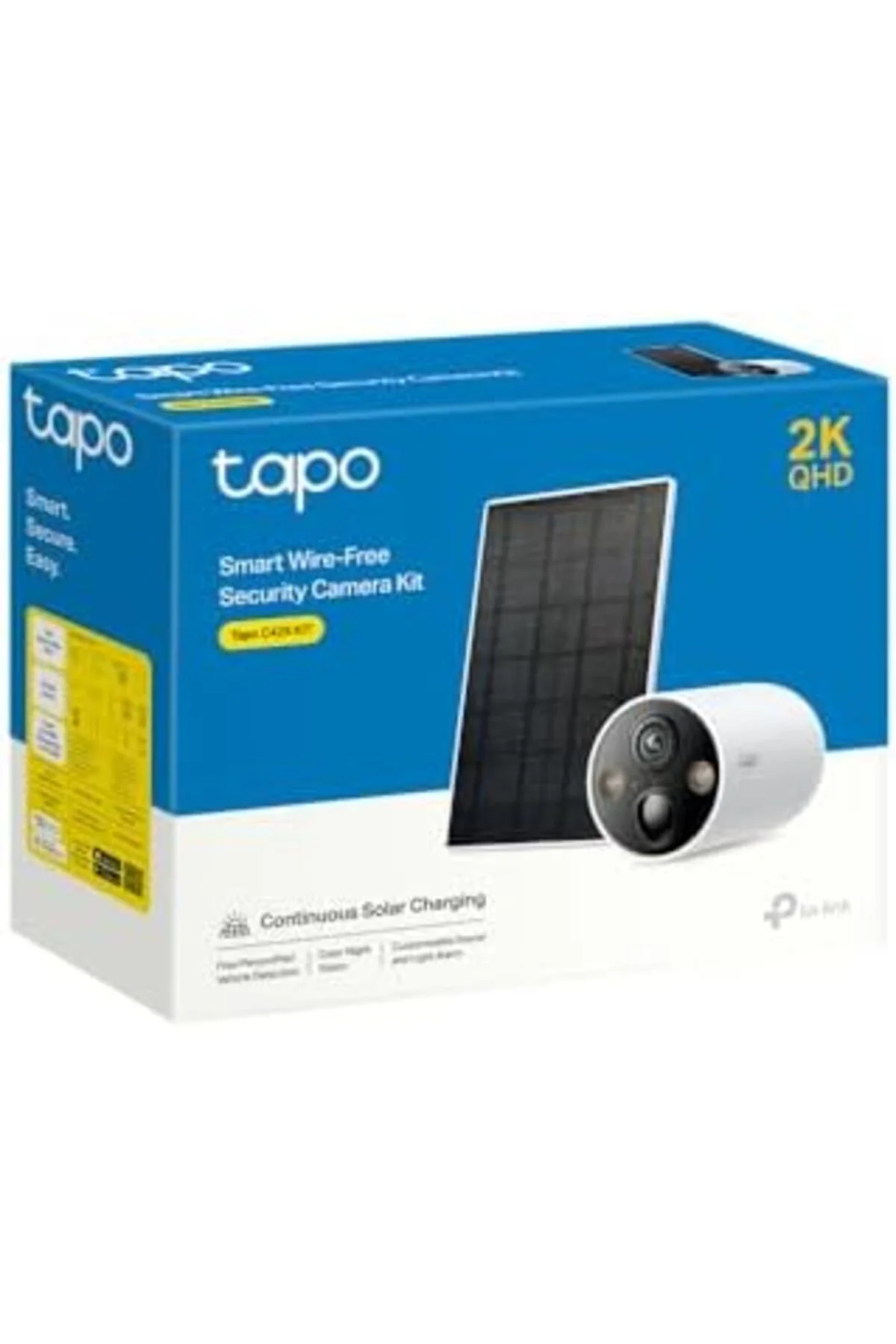 TTKTEKNOLOJİ C425 KIT, 2K 4MP QHD, AI Desteği, Renkli Gece Görüşü