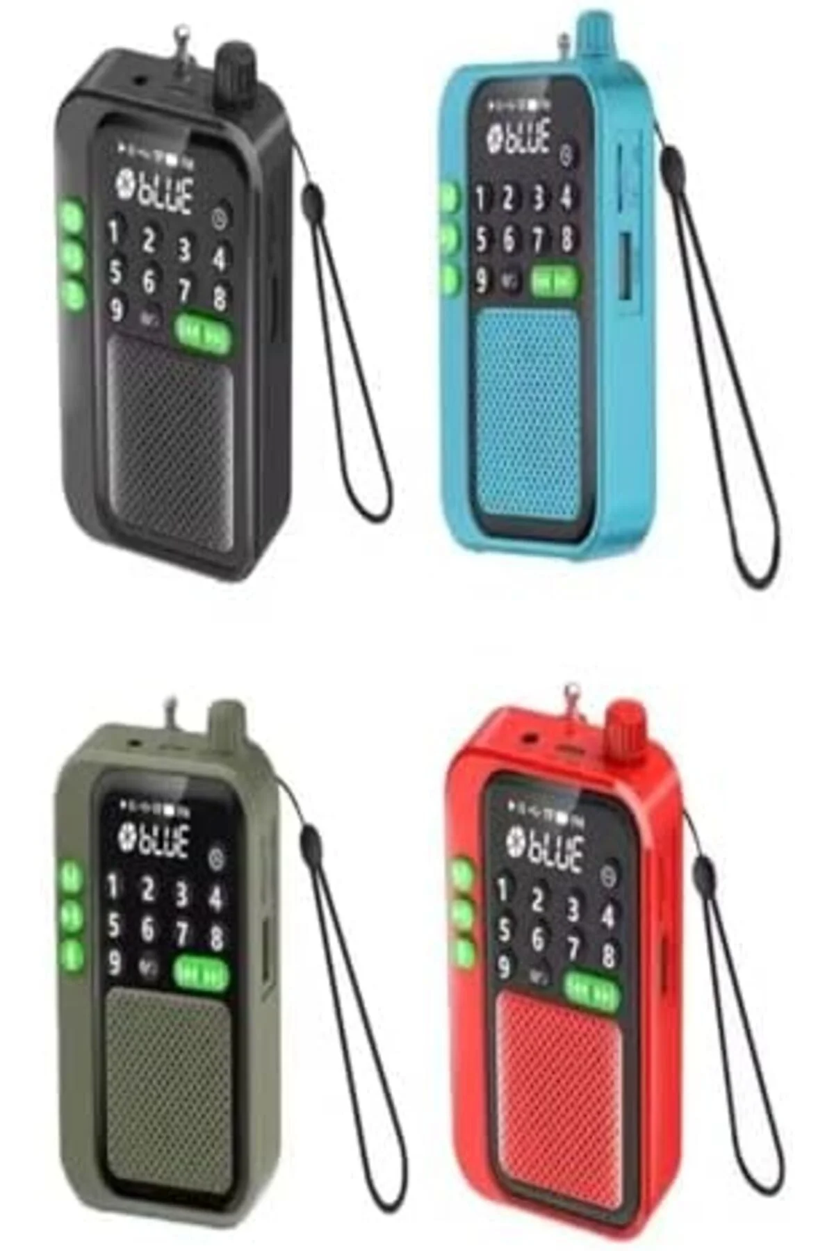 TTKTEKNOLOJİ C9 Bluetooth Şarjlı Radyo USB & TF Kart Okuyucu Depr