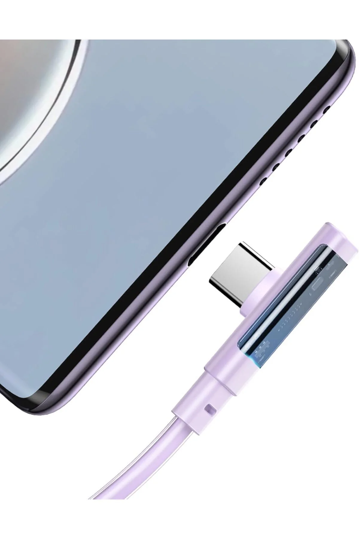 TTKTEKNOLOJİ CA-3451 Type-C to Type-C PD 65W L Tip Hızlı Şarj Kab