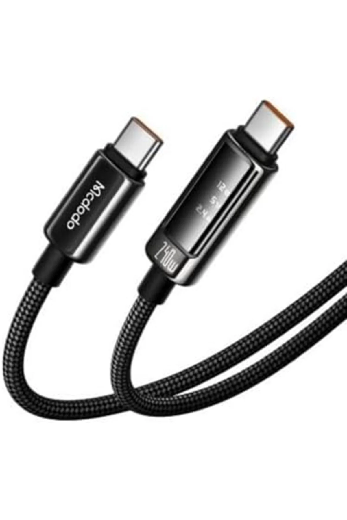 TTKTEKNOLOJİ CA-8900 USB-C to USB-C 240W OLED Ekranlı Hızlı Şarj 
