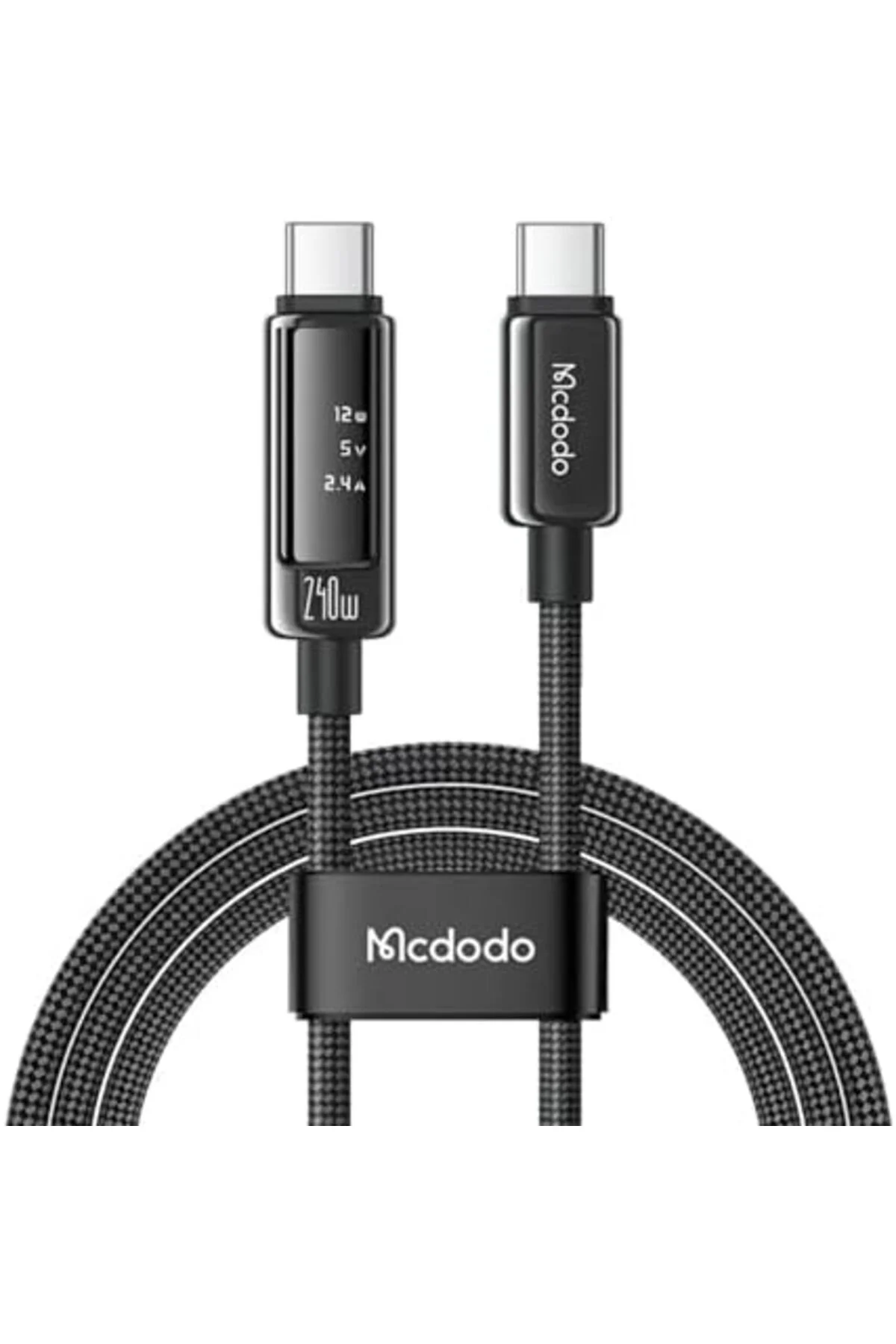 TTKTEKNOLOJİ CA-8900 USB-C to USB-C 240W OLED Ekranlı Hızlı Şarj 