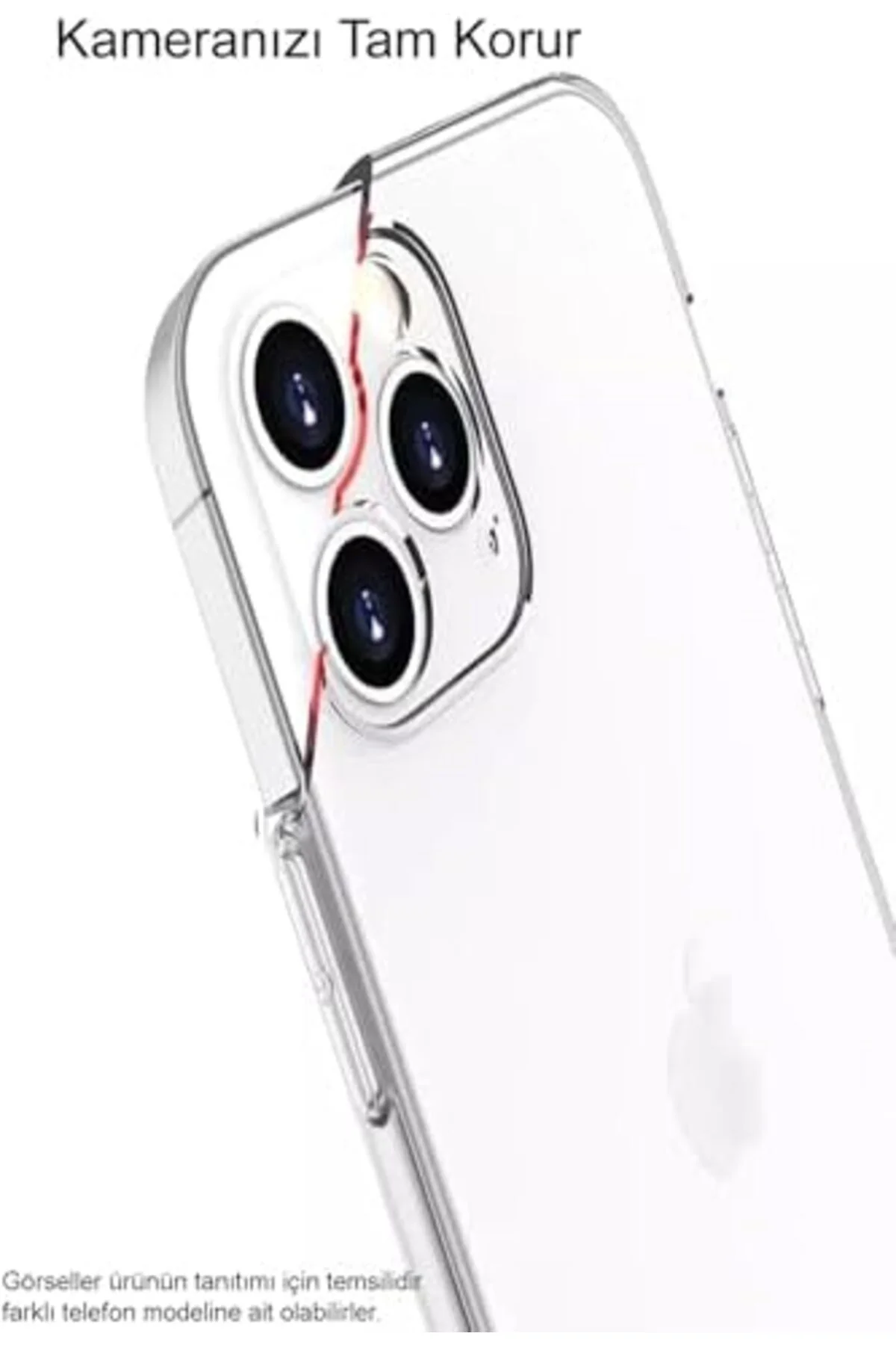 TTKTEKNOLOJİ Camon 30 ile Uyumlu Kapak Kamera Korumalı Süper Sili