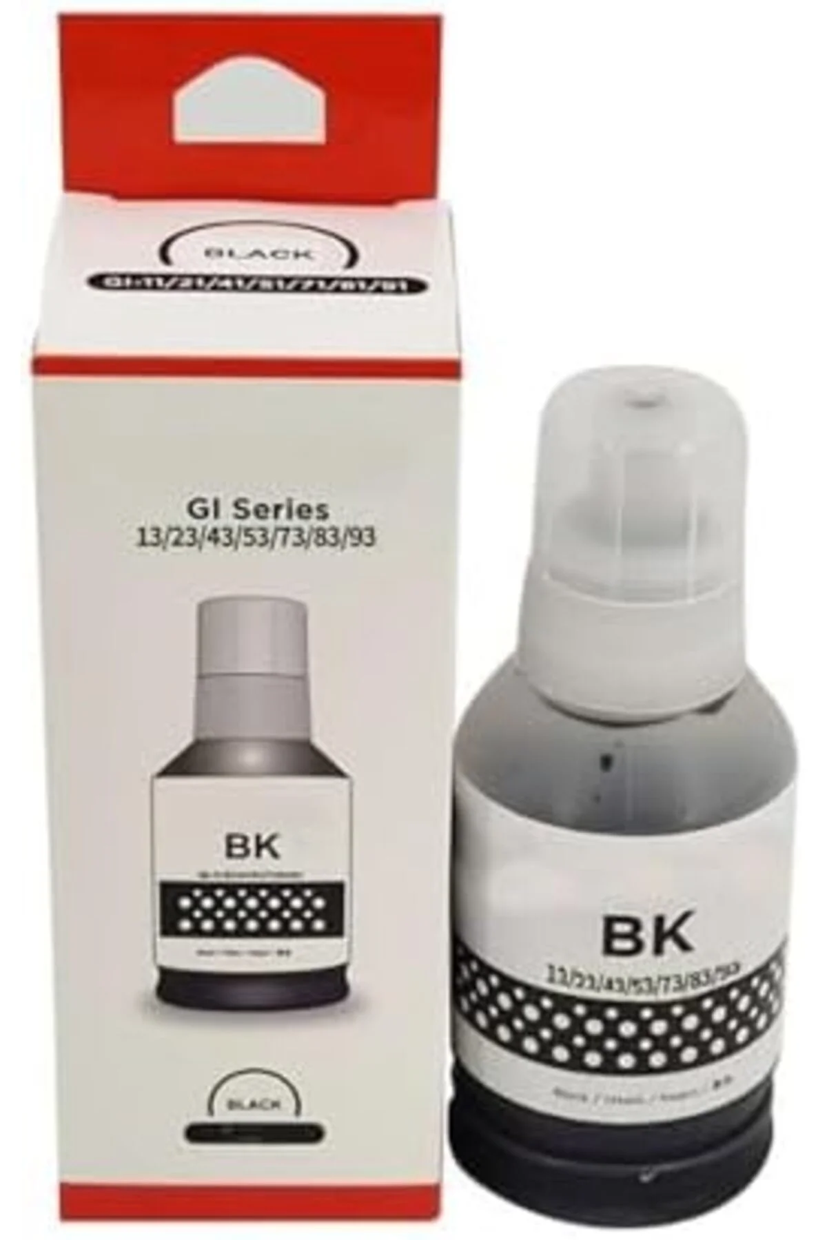 TTKTEKNOLOJİ CANON uyumlu GI-43 siyah Mürekkep (70ml./Sise) TTKTE