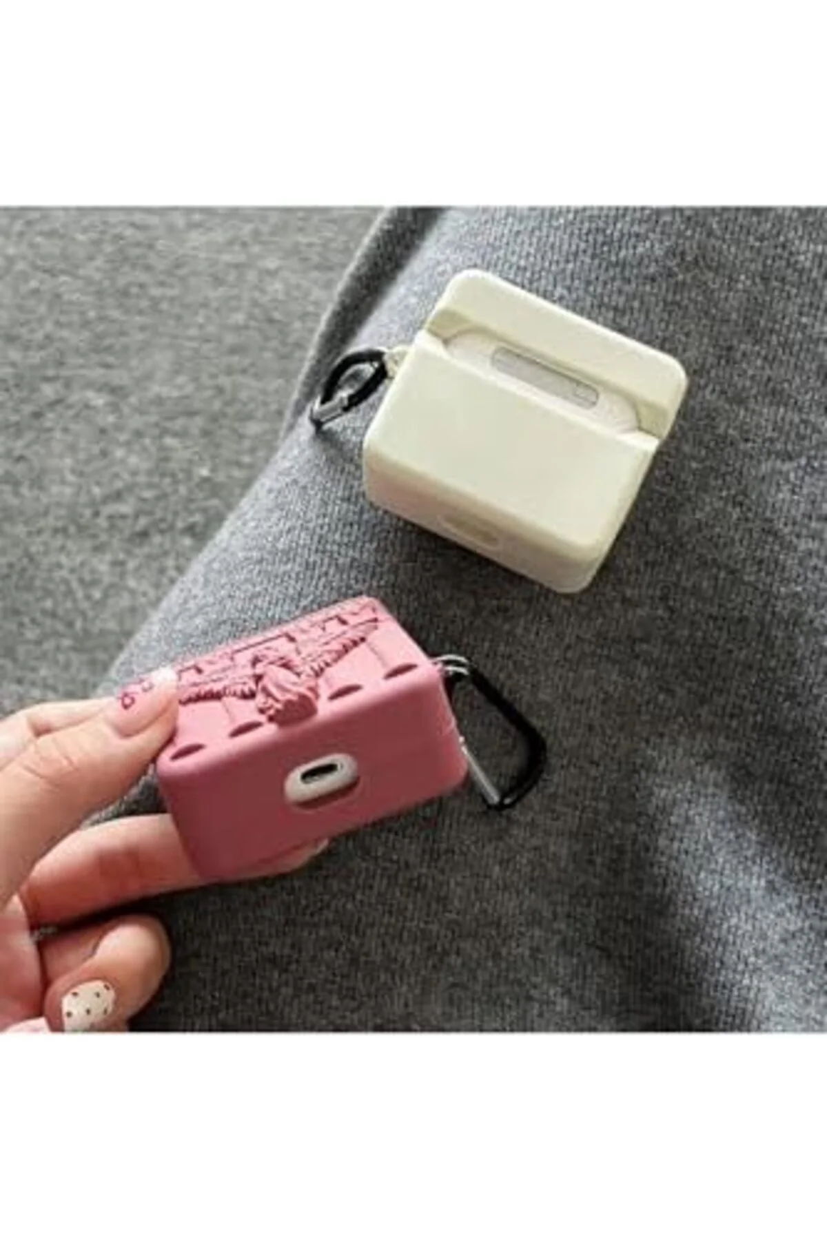 TTKTEKNOLOJİ CaseOnn Kılıf Antik Melek Bej Bej AirPods Pro ile uy