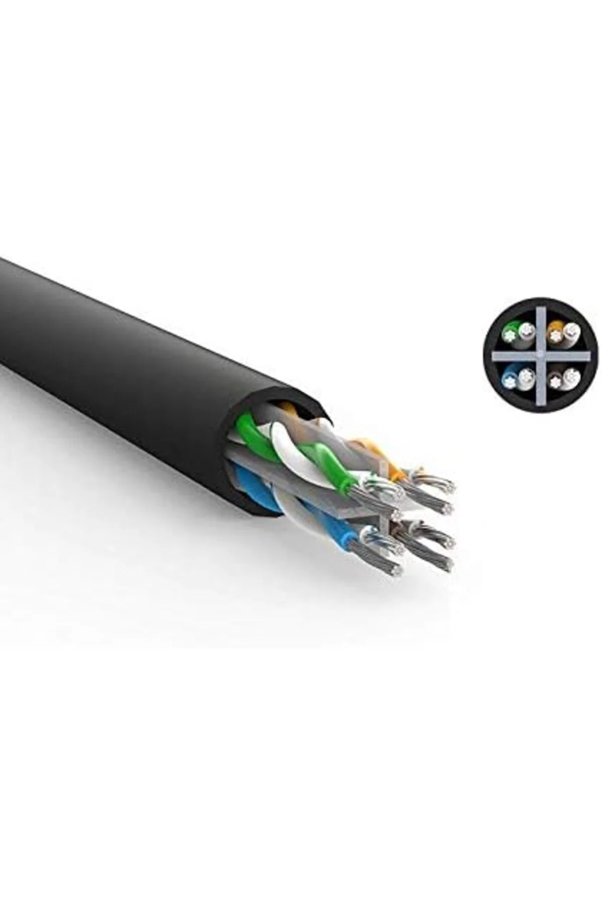 TTKTEKNOLOJİ CAT6 Ethernet Kablosu, 5 Metre, Siyah TTKTEKNOLOJİ 3