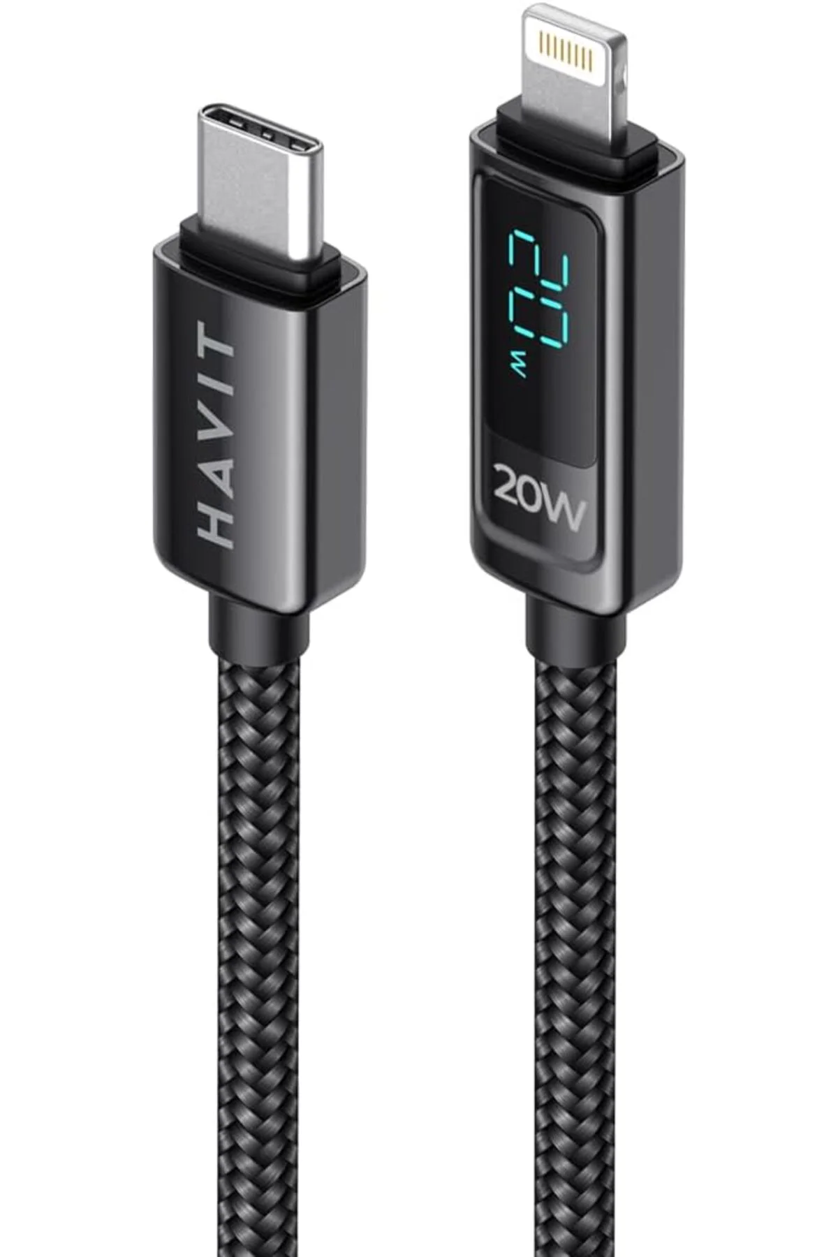 TTKTEKNOLOJİ CB6246 PD20W Type-C to Lightning Göstergeli Şarj Kab